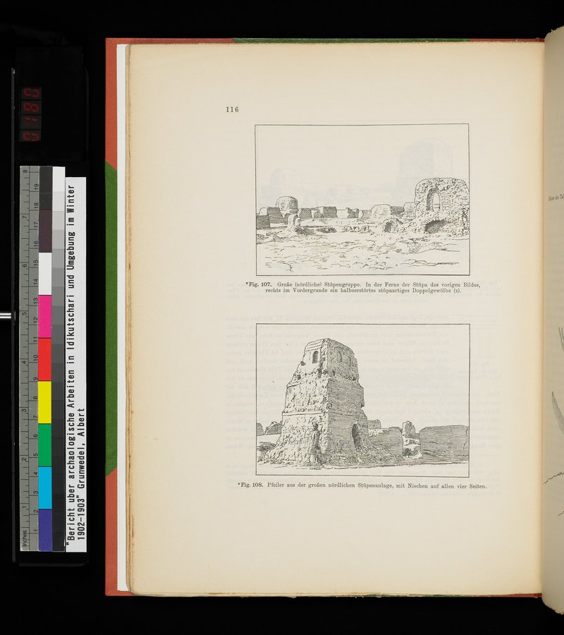 Bericht über archäologische Arbeiten in Idikutschari und Umgebung im Winter 1902-1903 : vol.1 / Page 126 (Color Image)