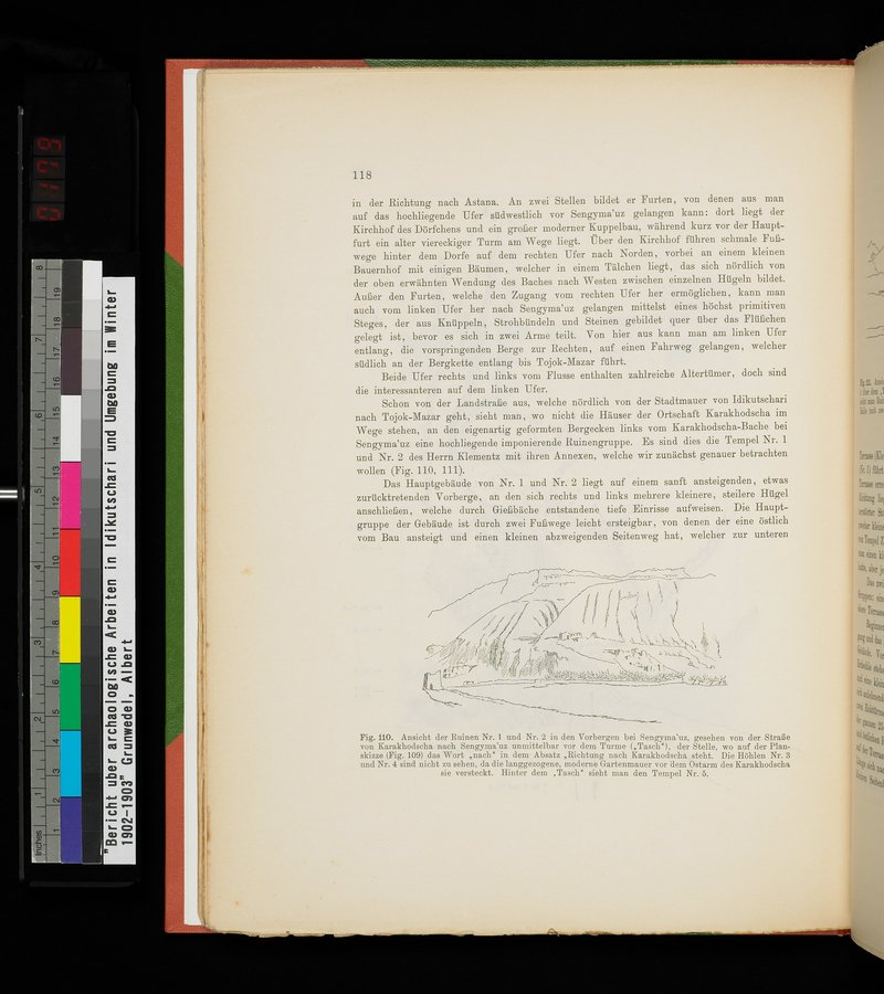 Bericht über archäologische Arbeiten in Idikutschari und Umgebung im Winter 1902-1903 : vol.1 / Page 128 (Color Image)