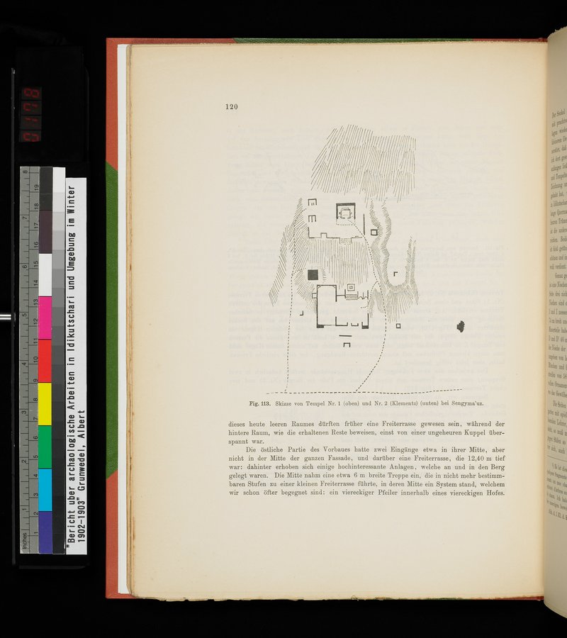 Bericht über archäologische Arbeiten in Idikutschari und Umgebung im Winter 1902-1903 : vol.1 / Page 130 (Color Image)