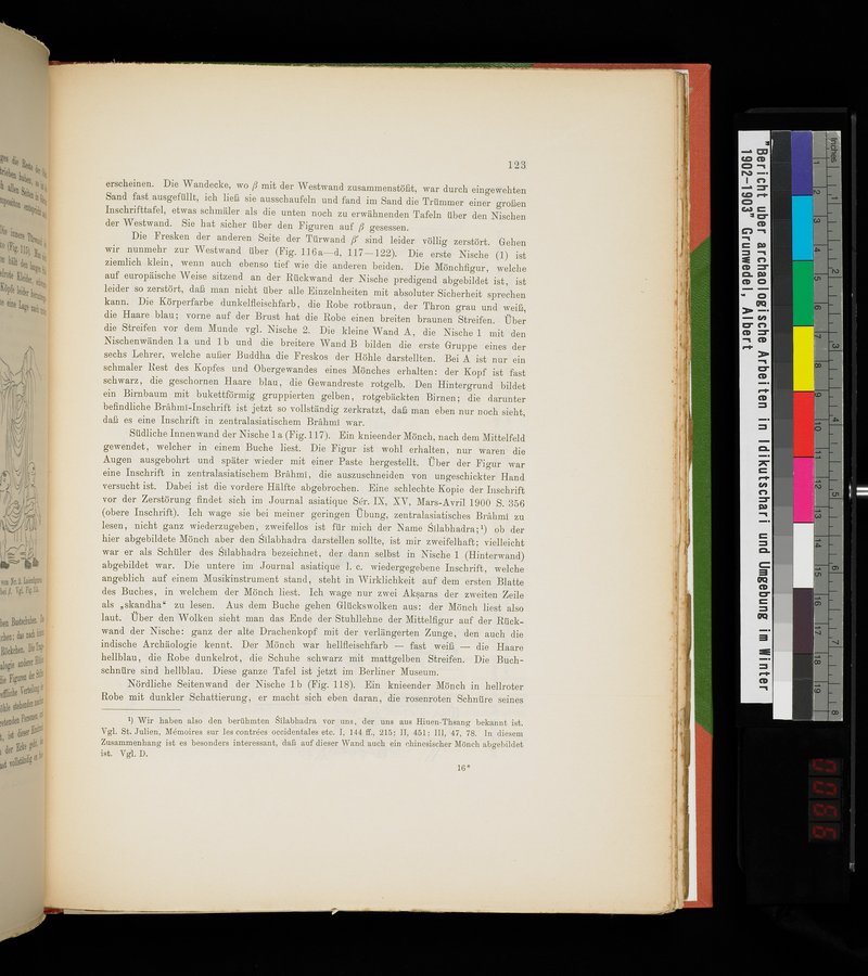 Bericht über archäologische Arbeiten in Idikutschari und Umgebung im Winter 1902-1903 : vol.1 / Page 133 (Color Image)