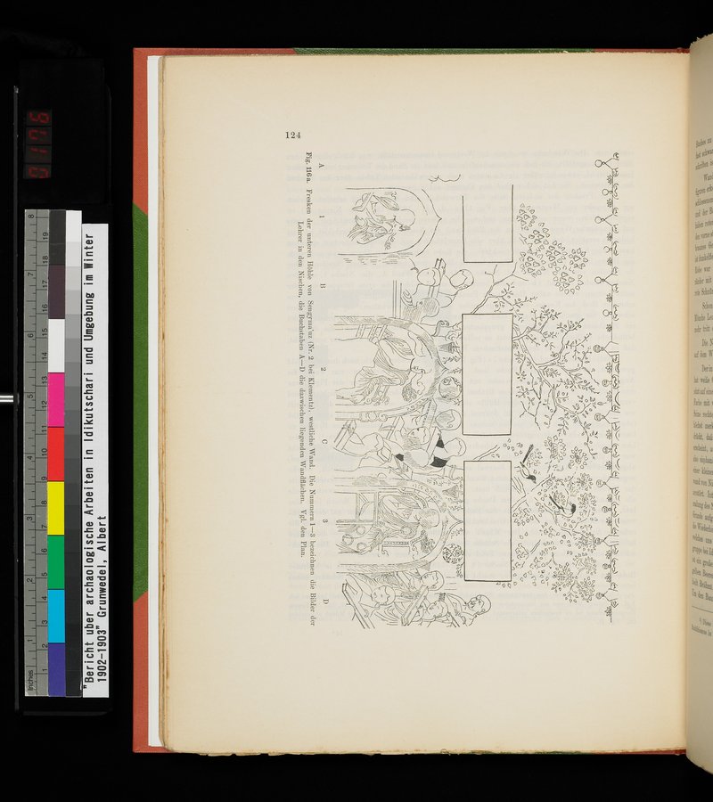 Bericht über archäologische Arbeiten in Idikutschari und Umgebung im Winter 1902-1903 : vol.1 / Page 134 (Color Image)