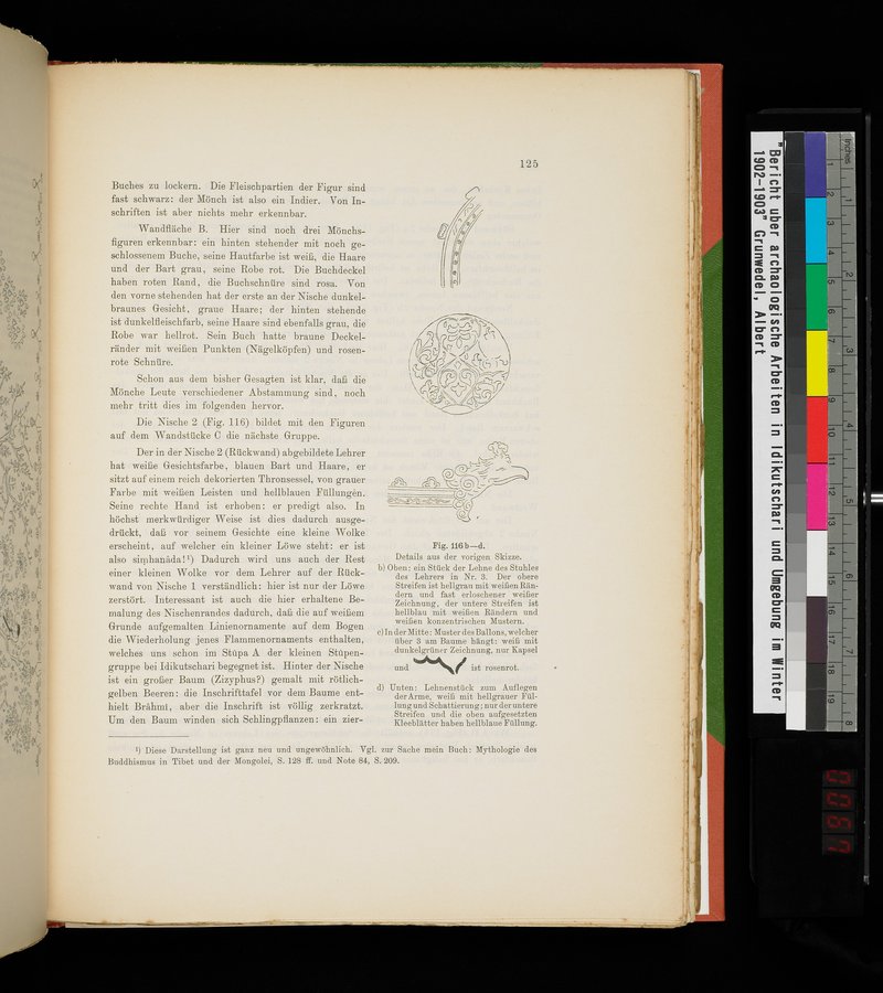 Bericht über archäologische Arbeiten in Idikutschari und Umgebung im Winter 1902-1903 : vol.1 / Page 135 (Color Image)