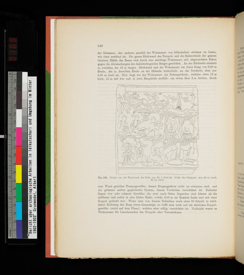 Bericht über archäologische Arbeiten in Idikutschari und Umgebung im Winter 1902-1903 : vol.1 / Page 150 (Color Image)