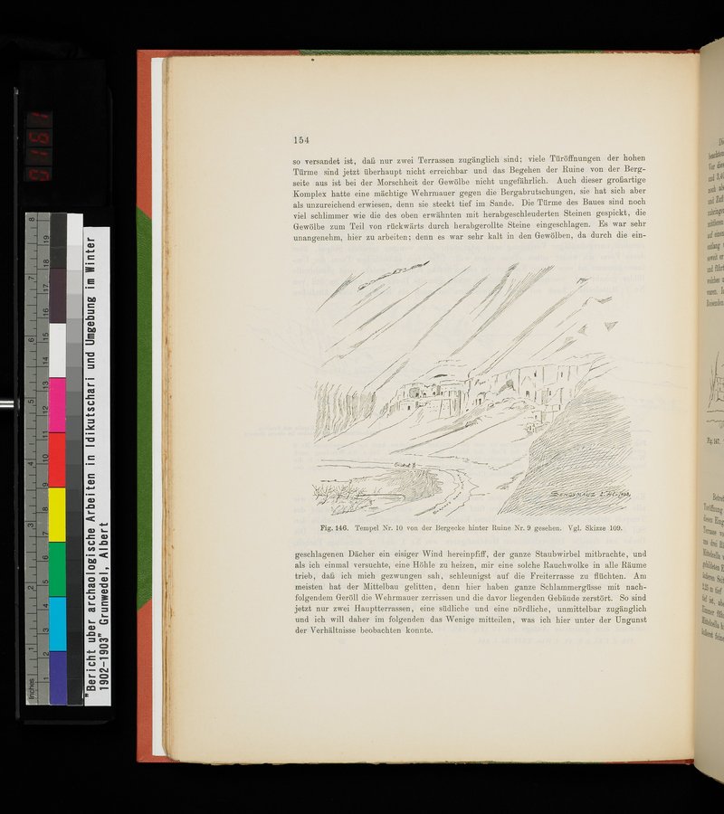 Bericht über archäologische Arbeiten in Idikutschari und Umgebung im Winter 1902-1903 : vol.1 / Page 164 (Color Image)