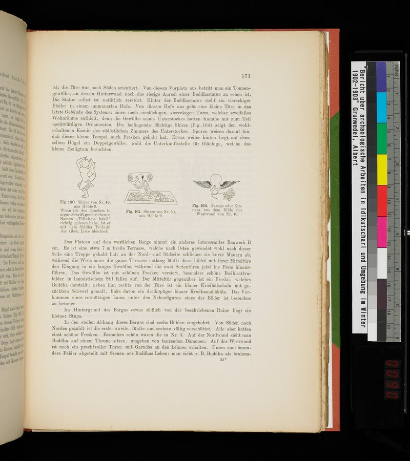 Bericht über archäologische Arbeiten in Idikutschari und Umgebung im Winter 1902-1903 : vol.1 / Page 181 (Color Image)