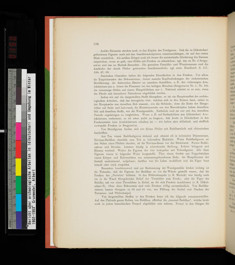 Bericht über archäologische Arbeiten in Idikutschari und Umgebung im Winter 1902-1903 : vol.1 / Page 186 (Color Image)