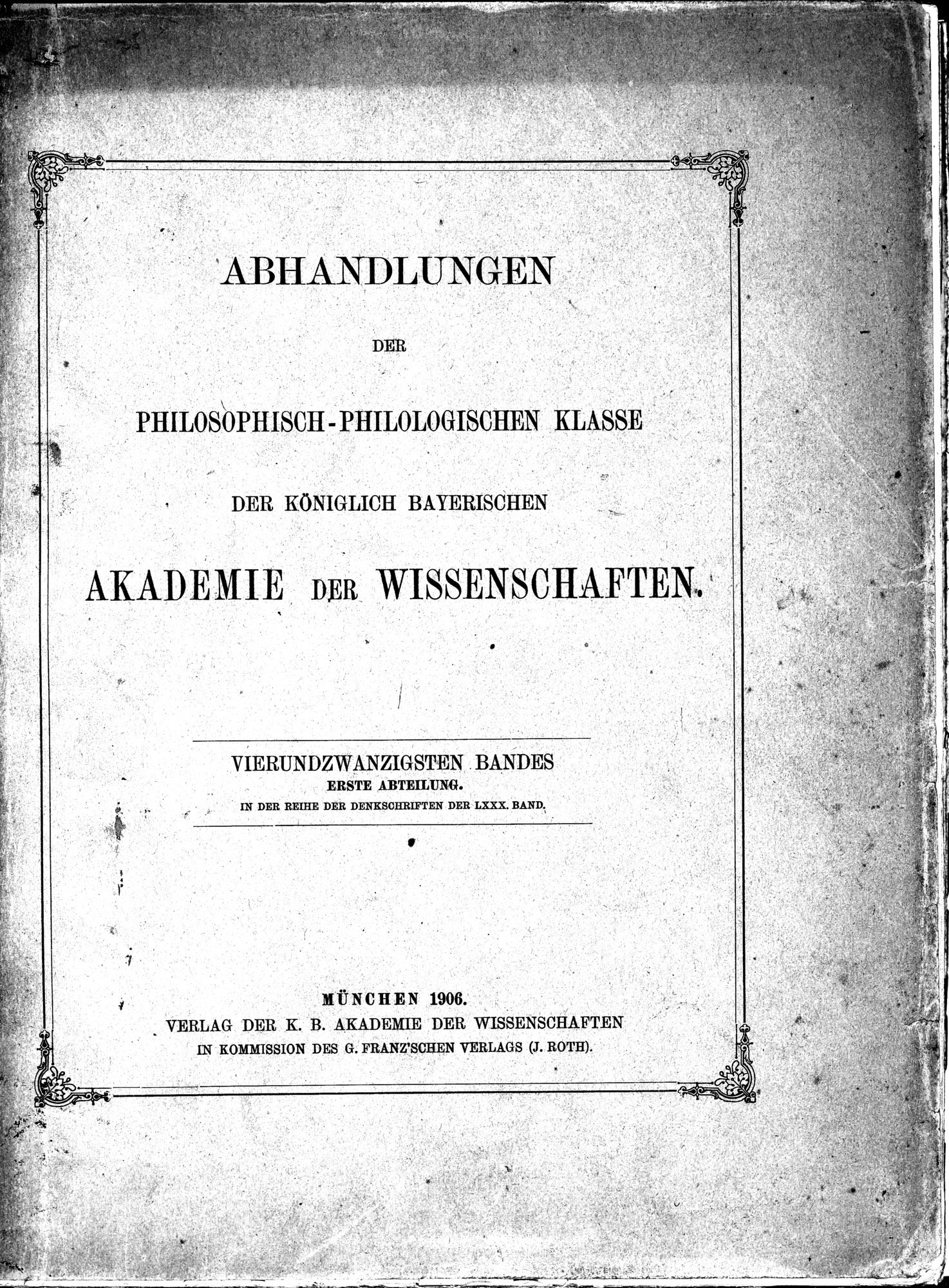 Bericht über archäologische Arbeiten in Idikutschari und Umgebung im Winter 1902-1903 : vol.1 / Page 5 (Grayscale High Resolution Image)