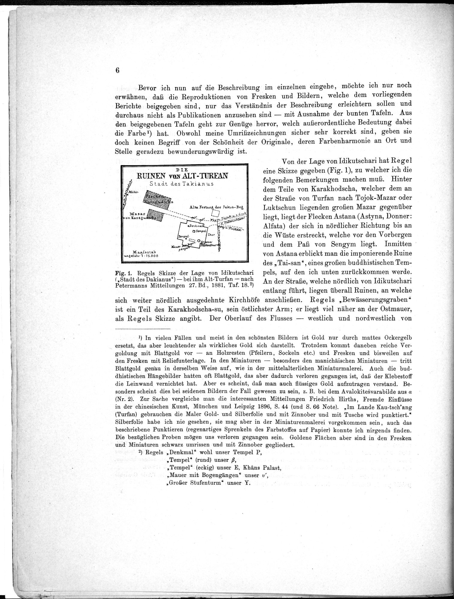 Bericht über archäologische Arbeiten in Idikutschari und Umgebung im Winter 1902-1903 : vol.1 / Page 12 (Grayscale High Resolution Image)