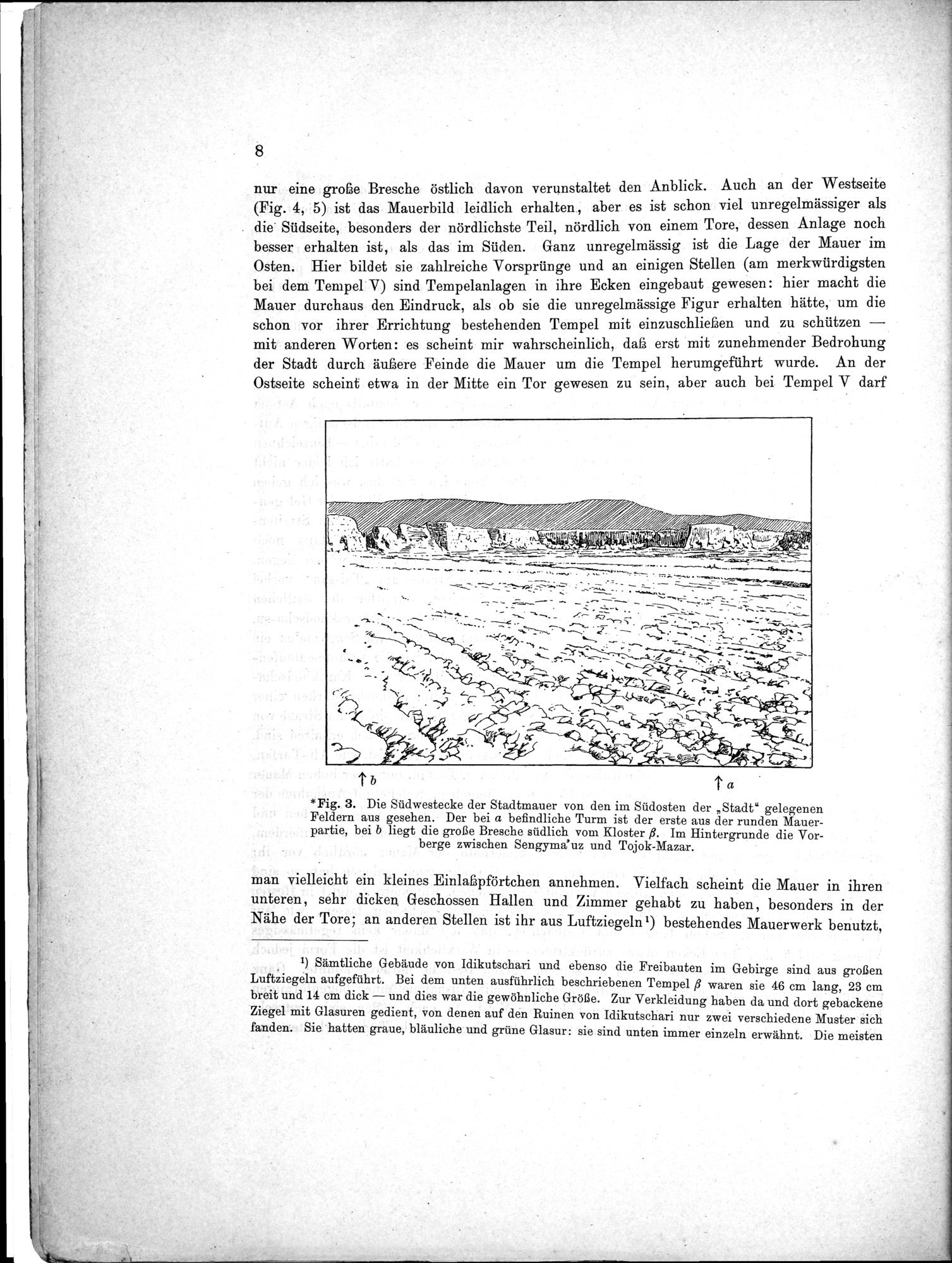 Bericht über archäologische Arbeiten in Idikutschari und Umgebung im Winter 1902-1903 : vol.1 / Page 14 (Grayscale High Resolution Image)