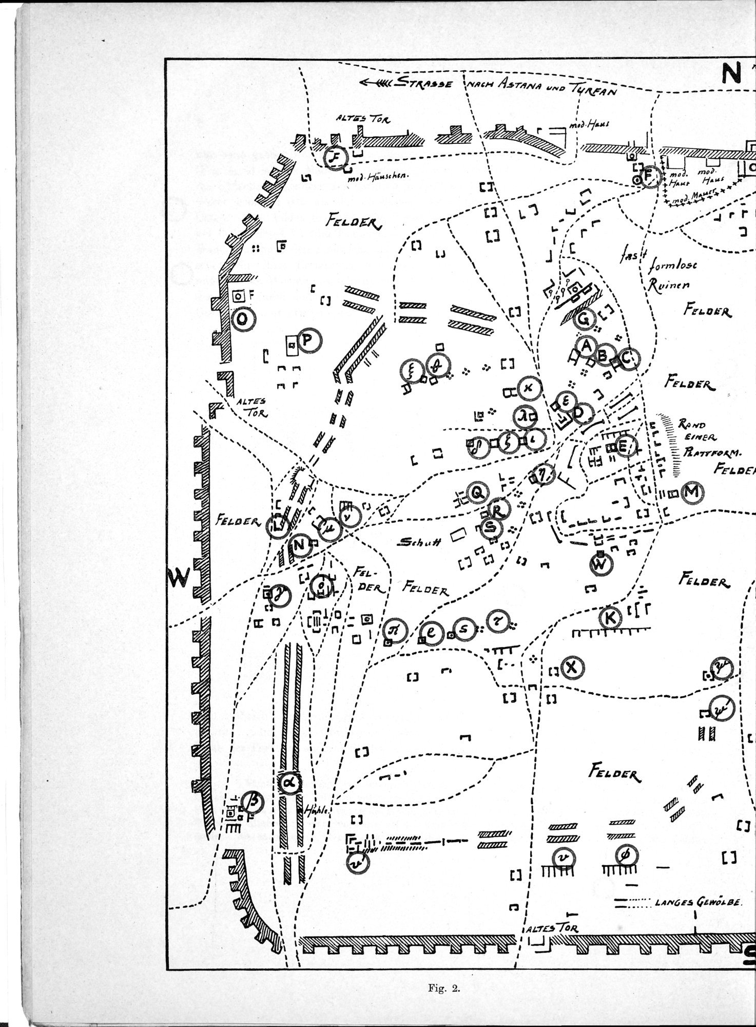 Bericht über archäologische Arbeiten in Idikutschari und Umgebung im Winter 1902-1903 : vol.1 / 16 ページ（白黒高解像度画像）