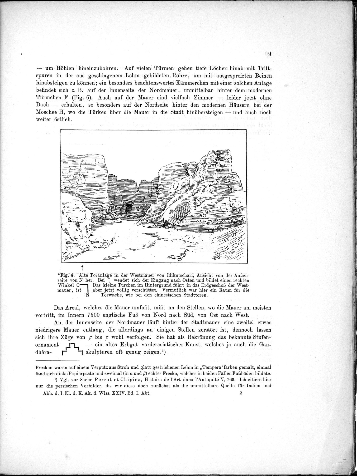 Bericht über archäologische Arbeiten in Idikutschari und Umgebung im Winter 1902-1903 : vol.1 / Page 19 (Grayscale High Resolution Image)