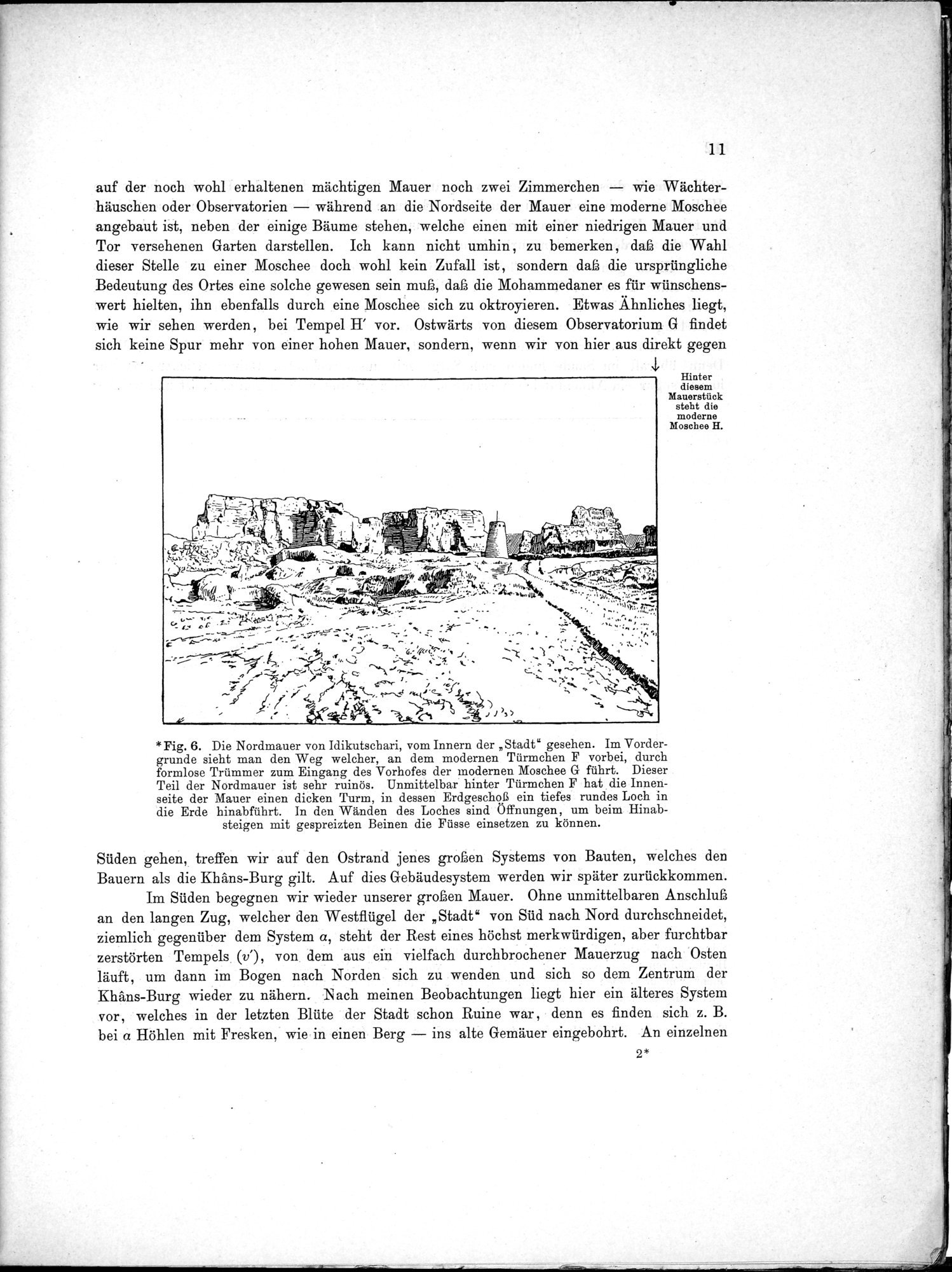 Bericht über archäologische Arbeiten in Idikutschari und Umgebung im Winter 1902-1903 : vol.1 / Page 21 (Grayscale High Resolution Image)