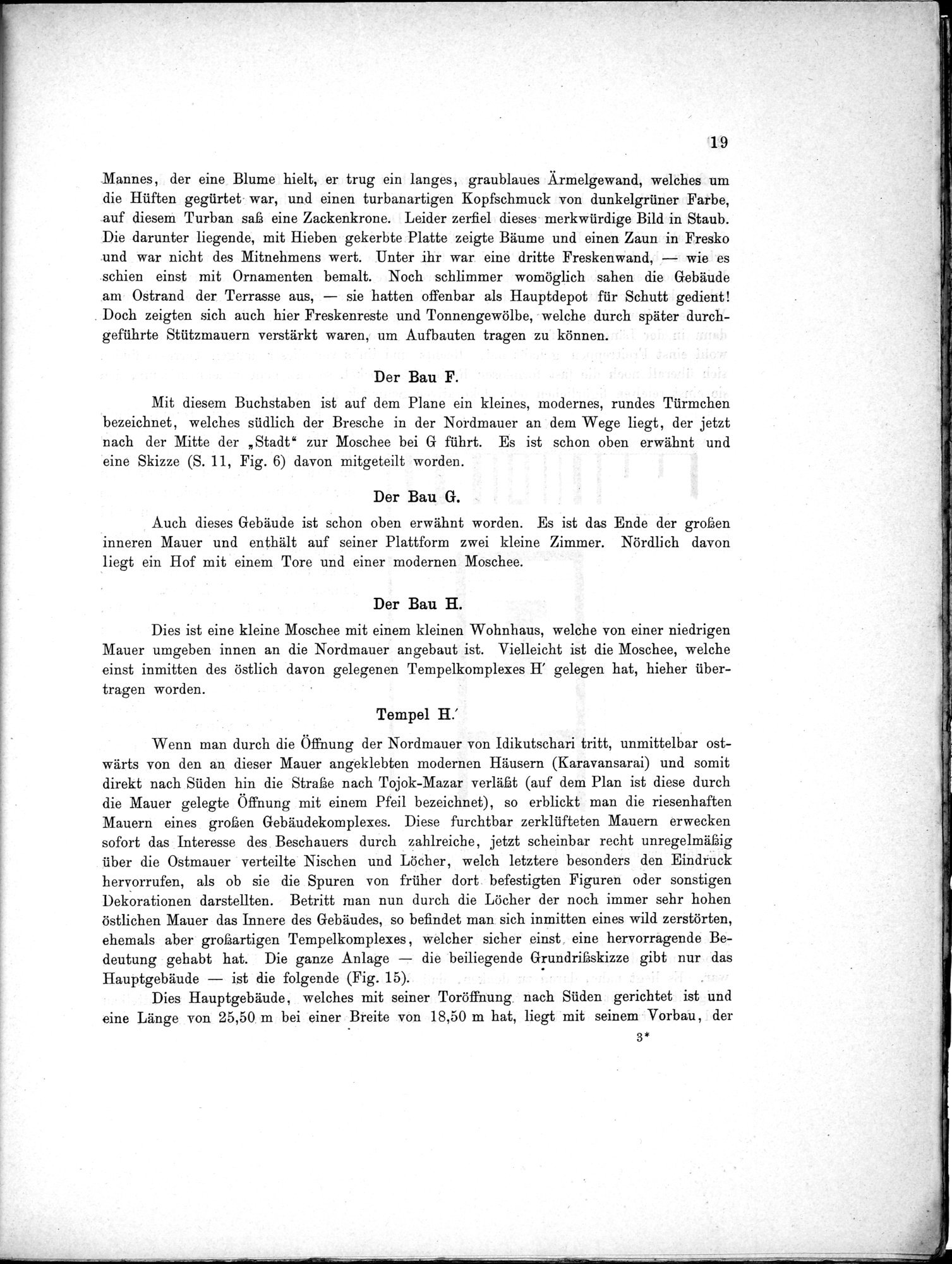 Bericht über archäologische Arbeiten in Idikutschari und Umgebung im Winter 1902-1903 : vol.1 / 29 ページ（白黒高解像度画像）