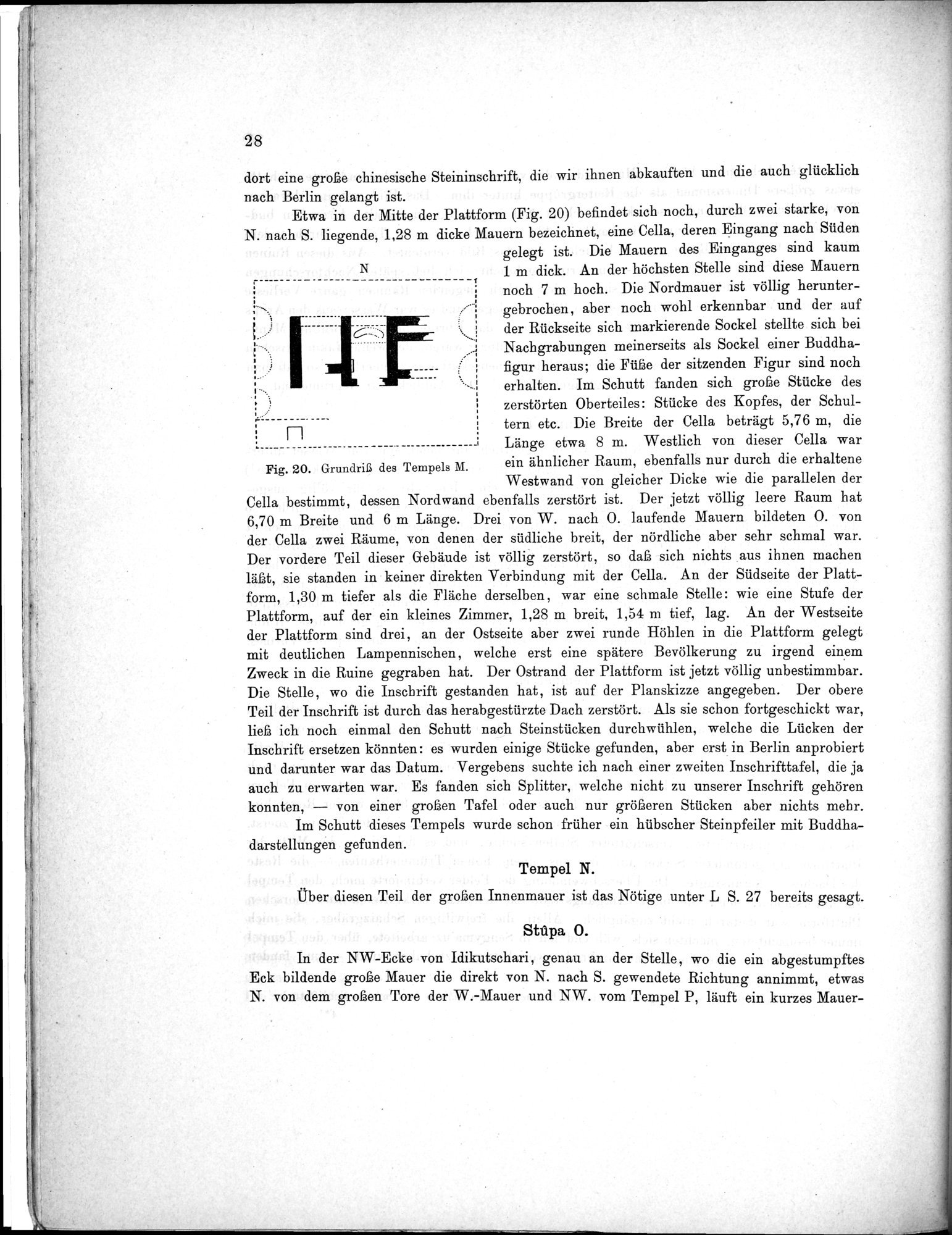 Bericht über archäologische Arbeiten in Idikutschari und Umgebung im Winter 1902-1903 : vol.1 / 38 ページ（白黒高解像度画像）