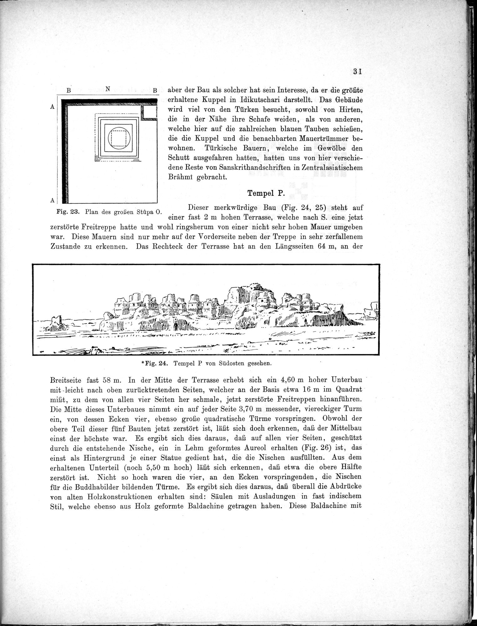Bericht über archäologische Arbeiten in Idikutschari und Umgebung im Winter 1902-1903 : vol.1 / Page 41 (Grayscale High Resolution Image)