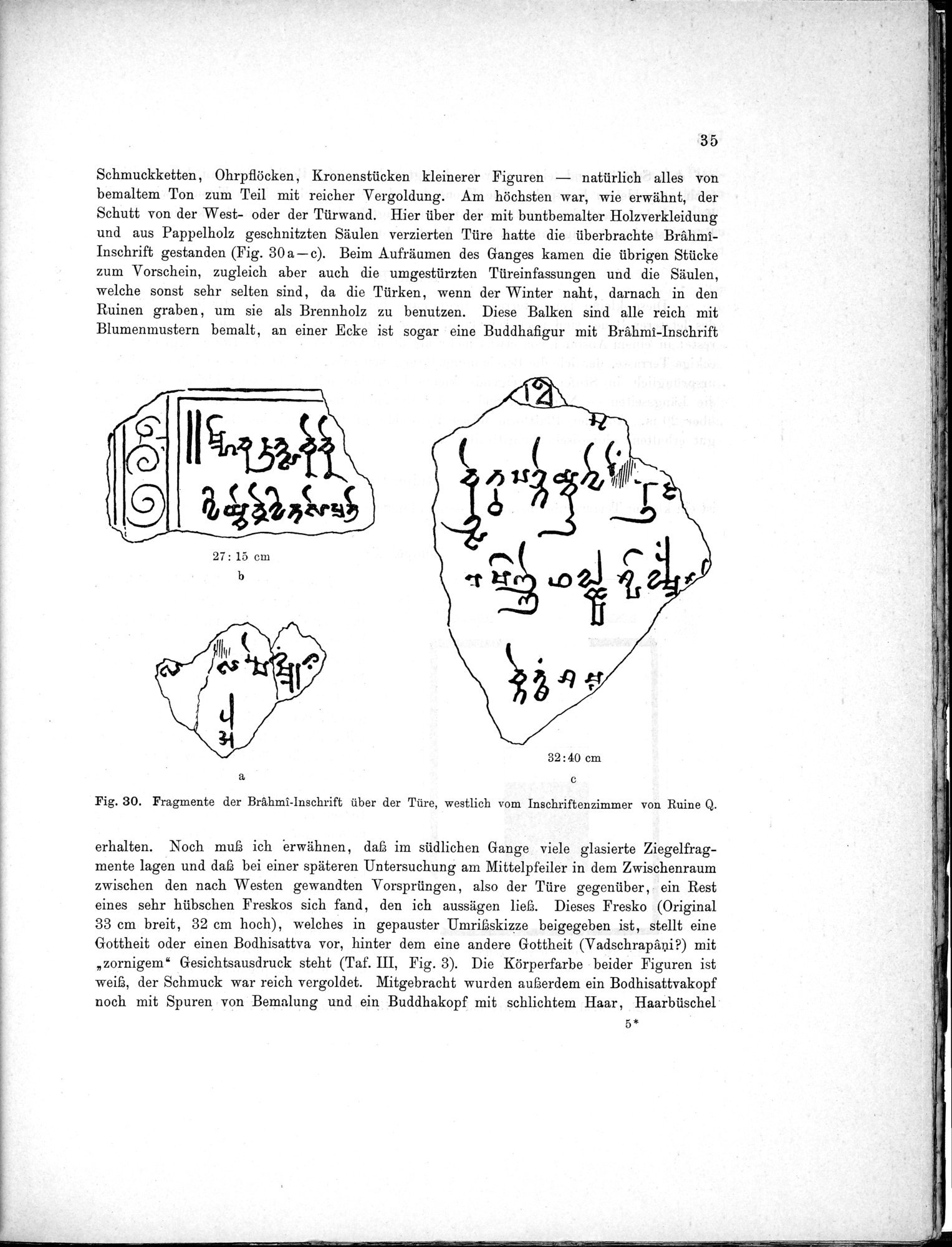 Bericht über archäologische Arbeiten in Idikutschari und Umgebung im Winter 1902-1903 : vol.1 / 45 ページ（白黒高解像度画像）