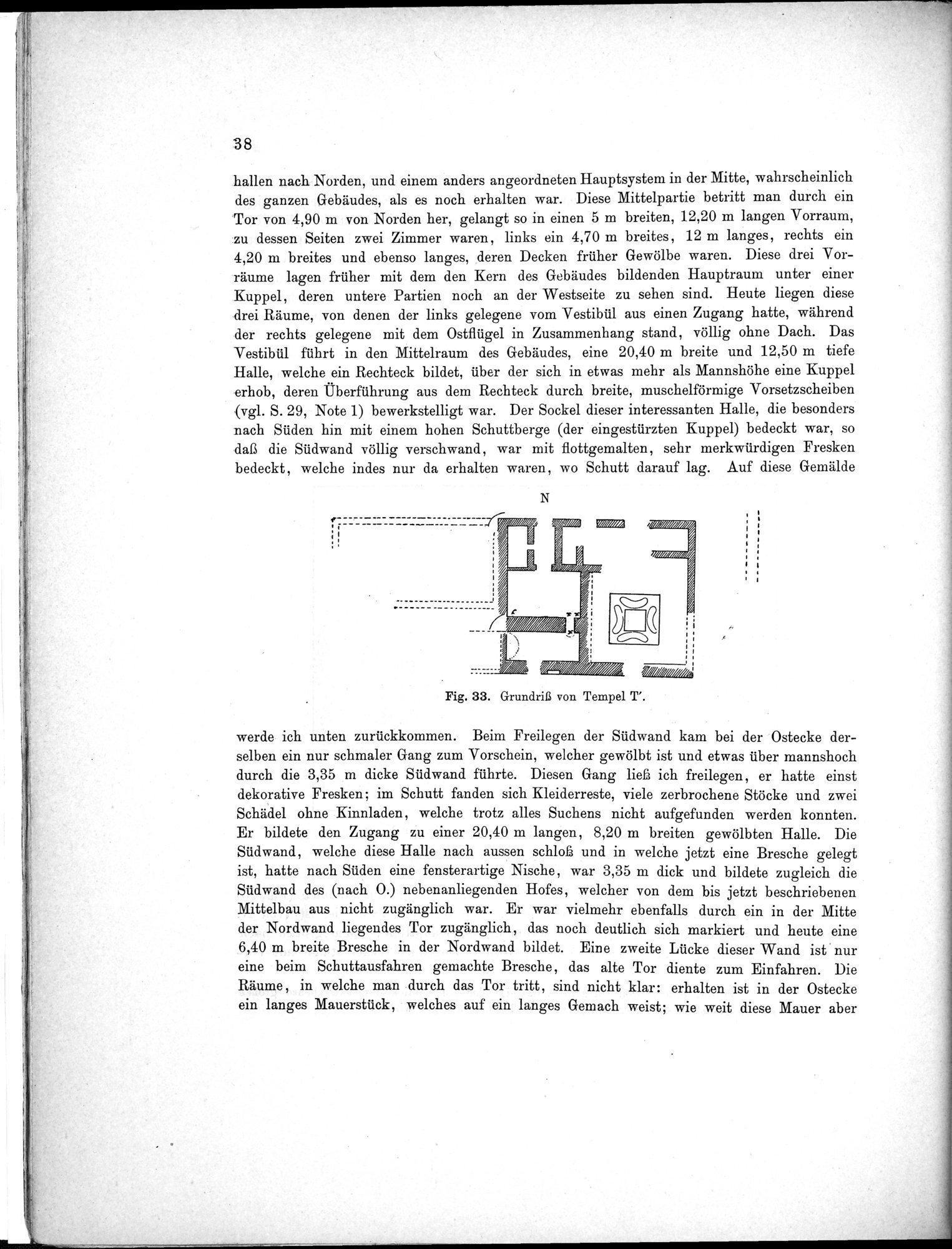 Bericht über archäologische Arbeiten in Idikutschari und Umgebung im Winter 1902-1903 : vol.1 / 48 ページ（白黒高解像度画像）
