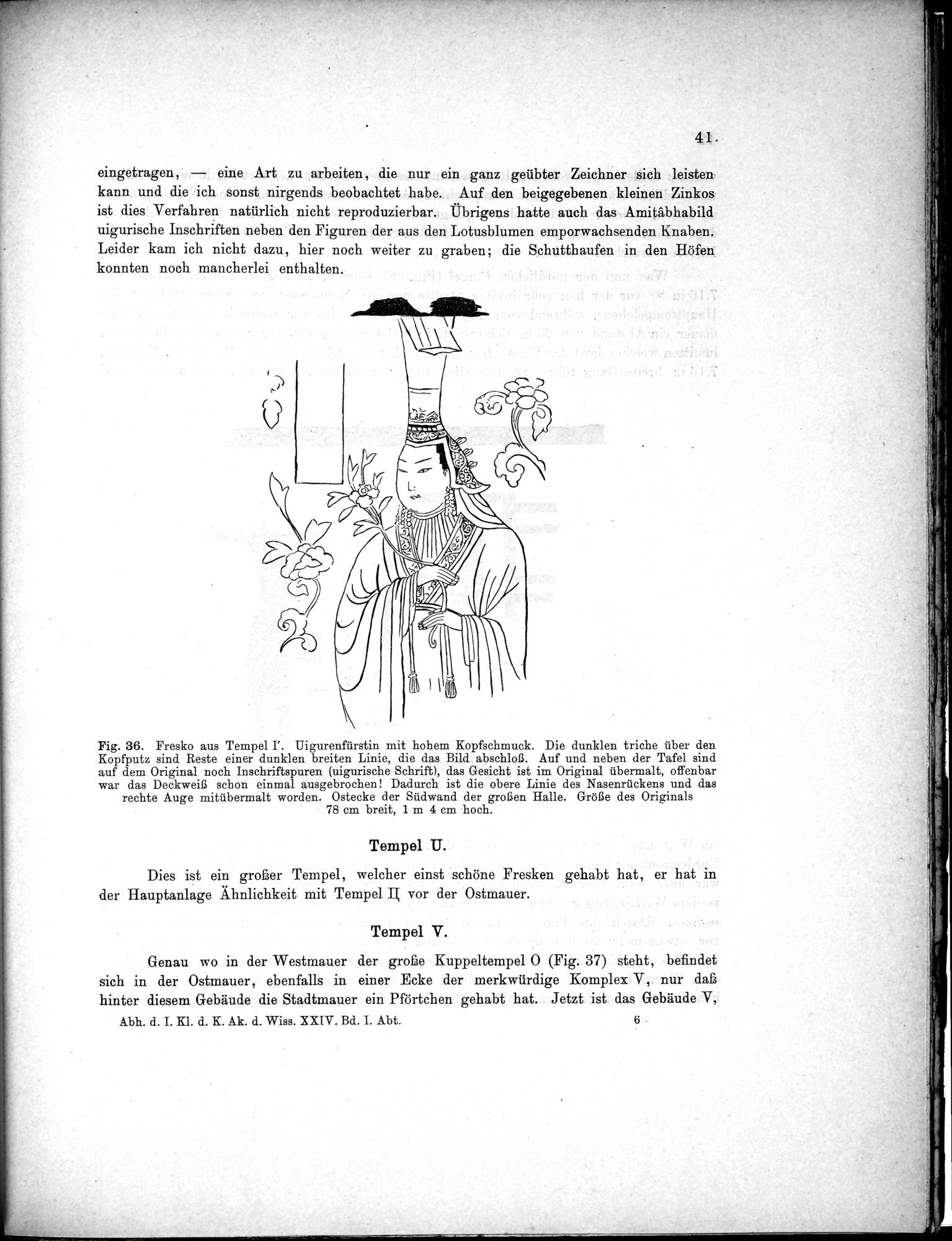Bericht über archäologische Arbeiten in Idikutschari und Umgebung im Winter 1902-1903 : vol.1 / 51 ページ（白黒高解像度画像）