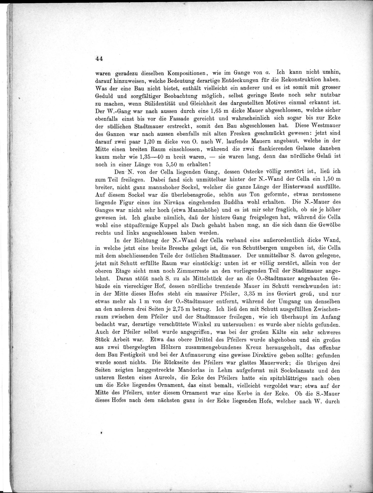 Bericht über archäologische Arbeiten in Idikutschari und Umgebung im Winter 1902-1903 : vol.1 / 54 ページ（白黒高解像度画像）