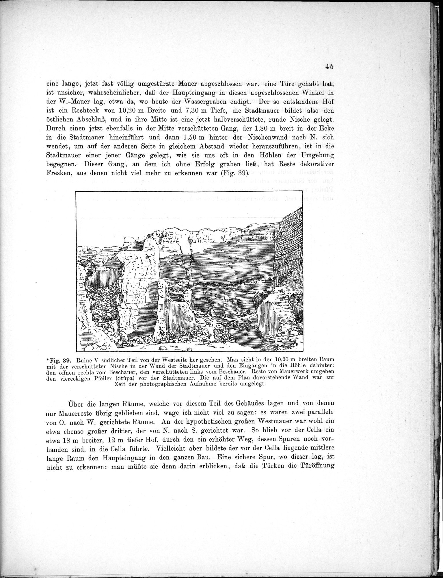 Bericht über archäologische Arbeiten in Idikutschari und Umgebung im Winter 1902-1903 : vol.1 / 55 ページ（白黒高解像度画像）