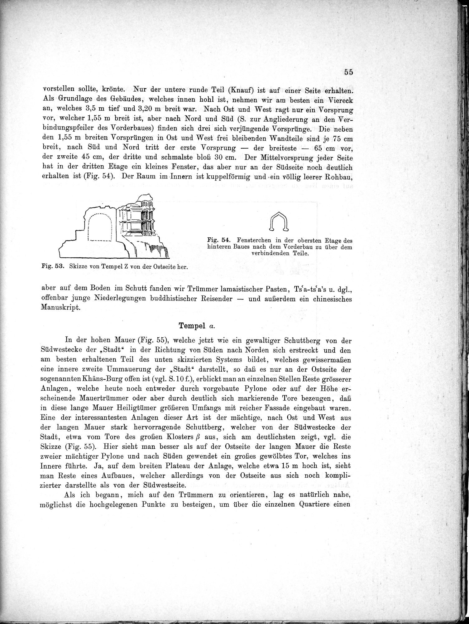 Bericht über archäologische Arbeiten in Idikutschari und Umgebung im Winter 1902-1903 : vol.1 / Page 65 (Grayscale High Resolution Image)