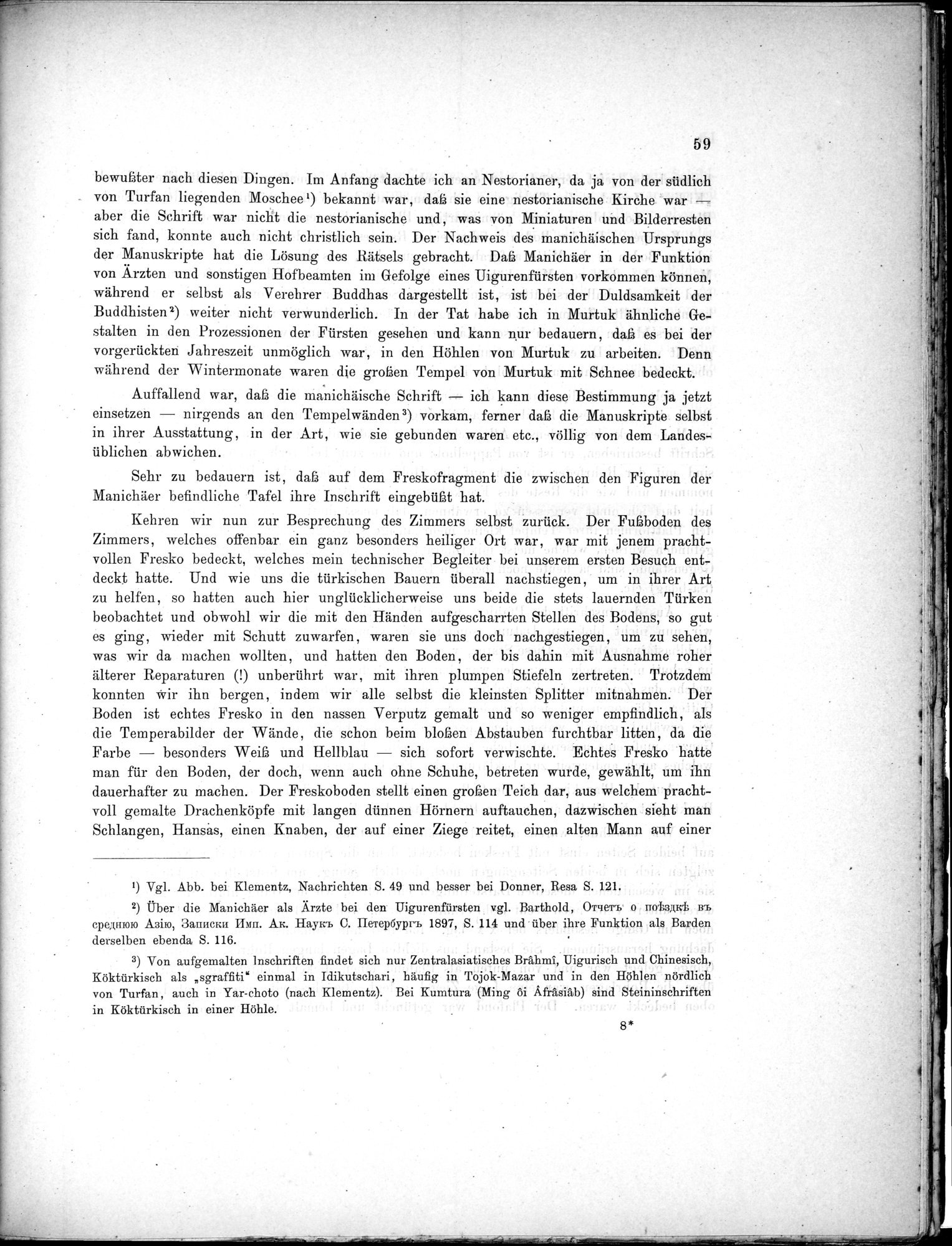 Bericht über archäologische Arbeiten in Idikutschari und Umgebung im Winter 1902-1903 : vol.1 / Page 69 (Grayscale High Resolution Image)