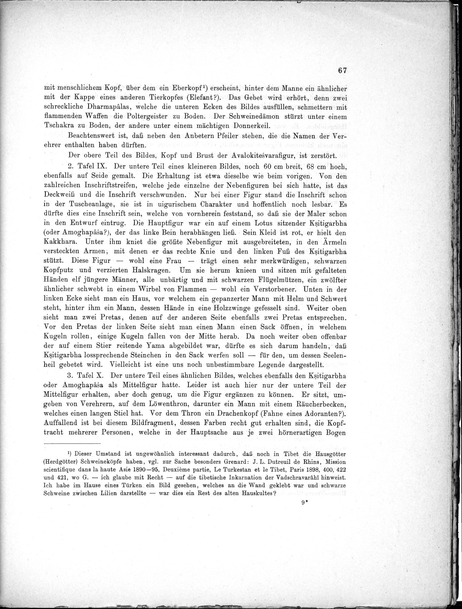 Bericht über archäologische Arbeiten in Idikutschari und Umgebung im Winter 1902-1903 : vol.1 / 77 ページ（白黒高解像度画像）