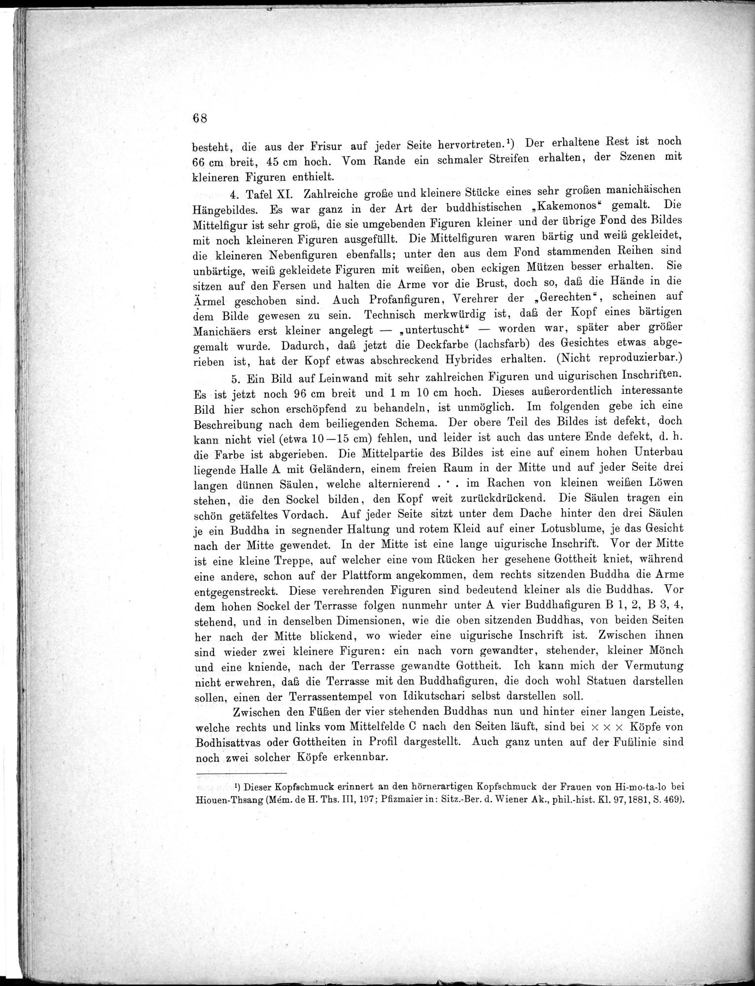 Bericht über archäologische Arbeiten in Idikutschari und Umgebung im Winter 1902-1903 : vol.1 / Page 78 (Grayscale High Resolution Image)