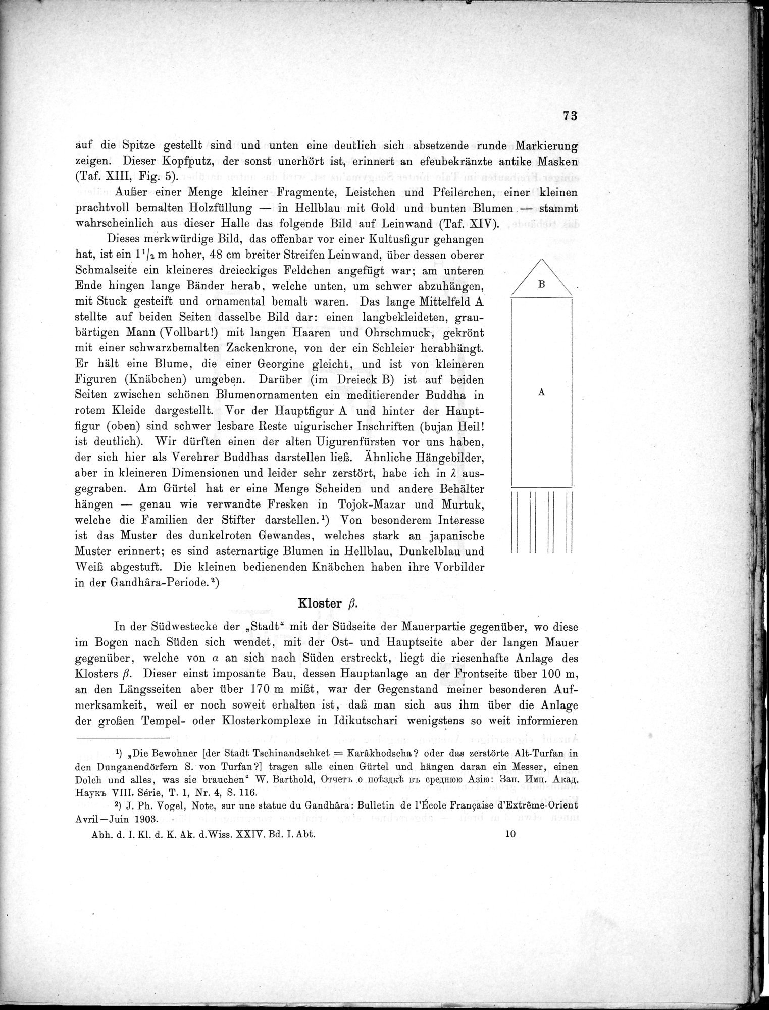 Bericht über archäologische Arbeiten in Idikutschari und Umgebung im Winter 1902-1903 : vol.1 / Page 83 (Grayscale High Resolution Image)