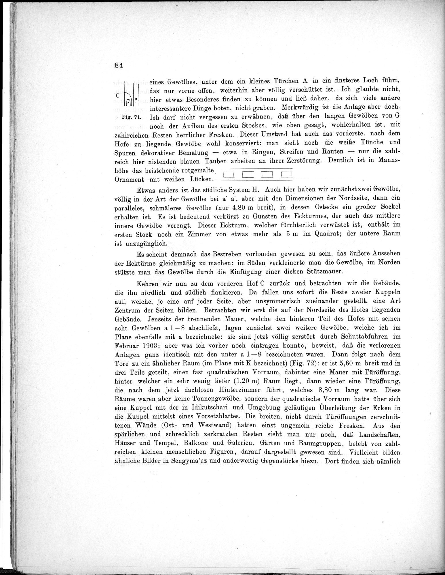 Bericht über archäologische Arbeiten in Idikutschari und Umgebung im Winter 1902-1903 : vol.1 / Page 94 (Grayscale High Resolution Image)