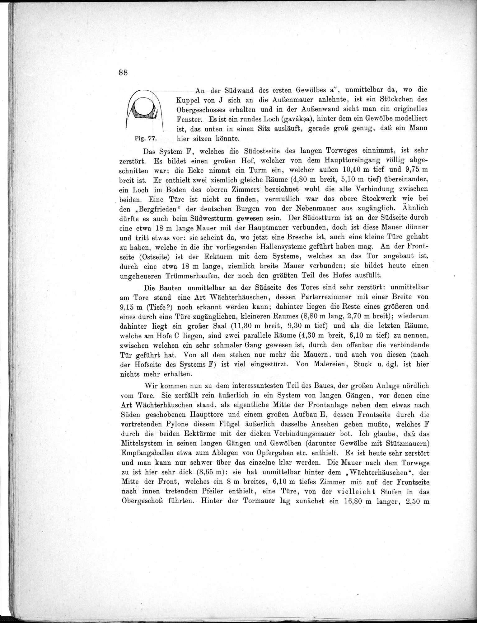 Bericht über archäologische Arbeiten in Idikutschari und Umgebung im Winter 1902-1903 : vol.1 / Page 98 (Grayscale High Resolution Image)