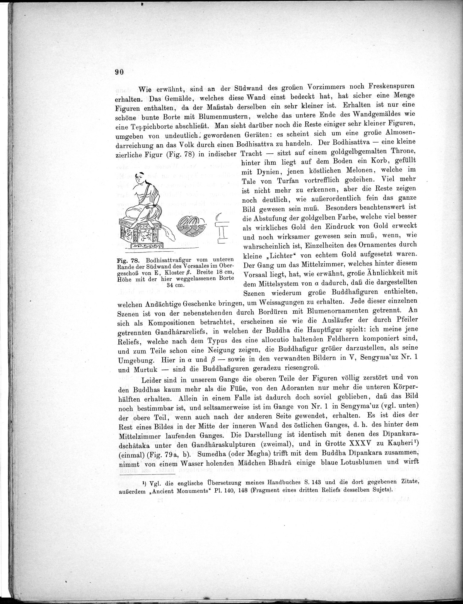 Bericht über archäologische Arbeiten in Idikutschari und Umgebung im Winter 1902-1903 : vol.1 / 100 ページ（白黒高解像度画像）
