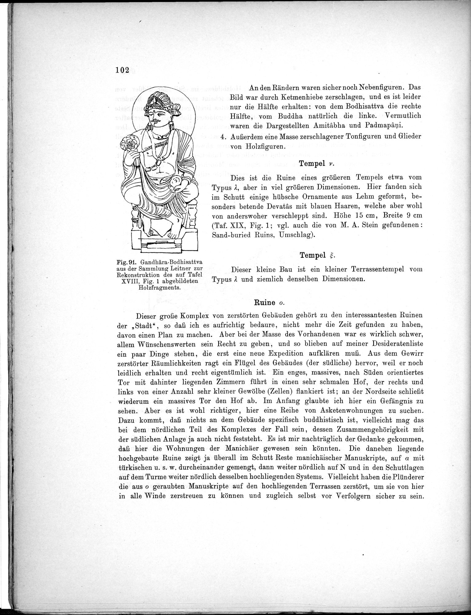 Bericht über archäologische Arbeiten in Idikutschari und Umgebung im Winter 1902-1903 : vol.1 / Page 112 (Grayscale High Resolution Image)