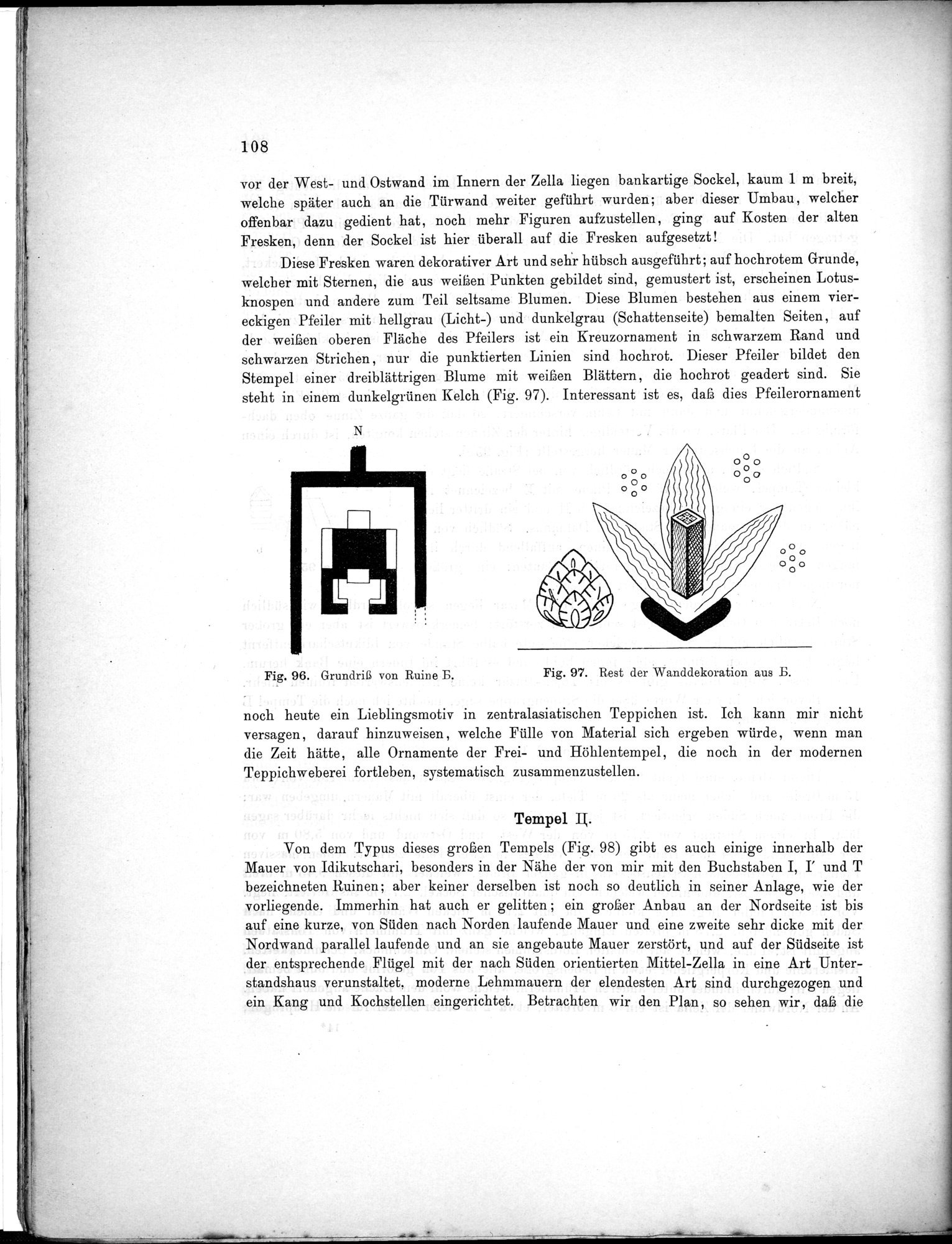 Bericht über archäologische Arbeiten in Idikutschari und Umgebung im Winter 1902-1903 : vol.1 / Page 118 (Grayscale High Resolution Image)