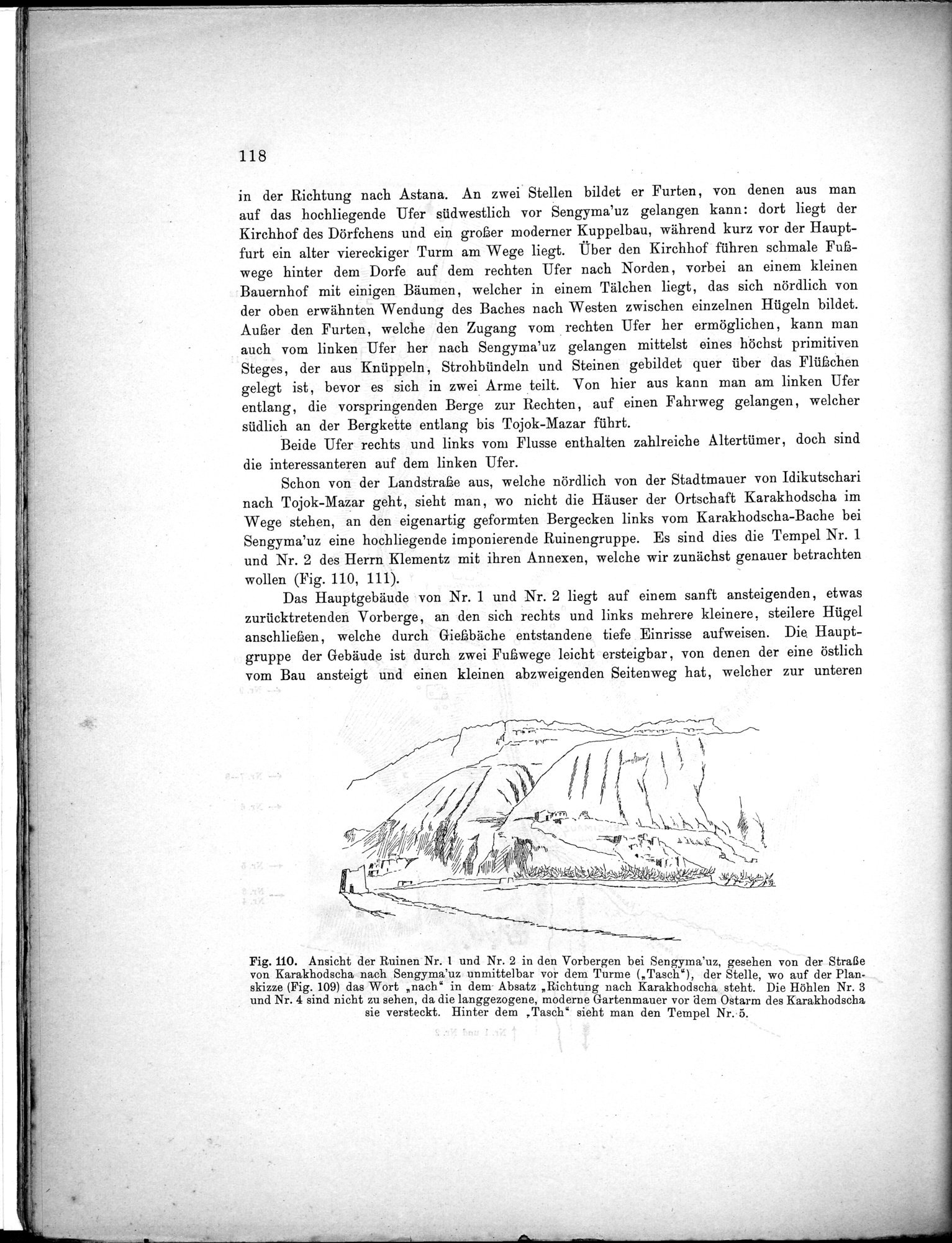 Bericht über archäologische Arbeiten in Idikutschari und Umgebung im Winter 1902-1903 : vol.1 / Page 128 (Grayscale High Resolution Image)