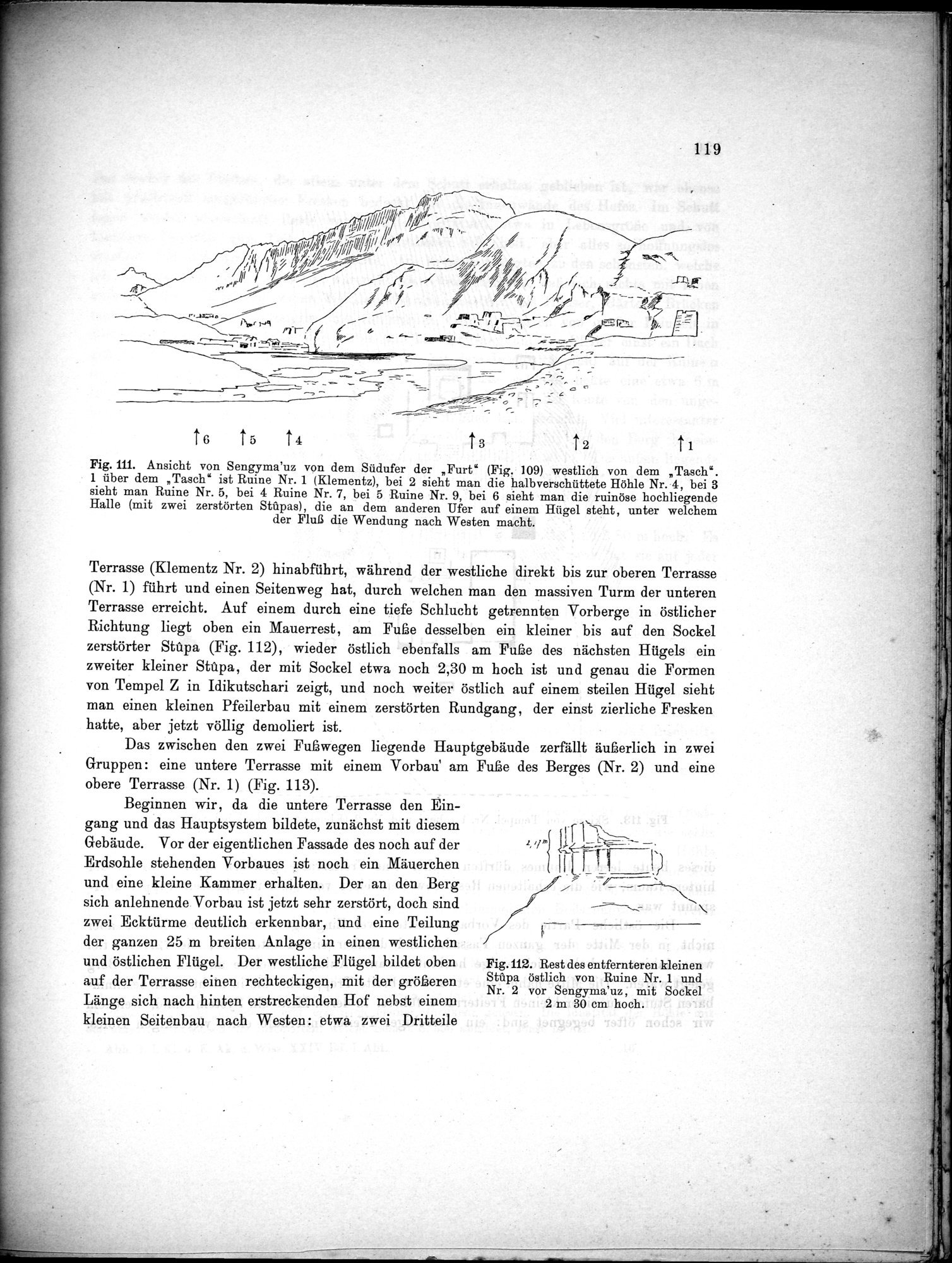 Bericht über archäologische Arbeiten in Idikutschari und Umgebung im Winter 1902-1903 : vol.1 / Page 129 (Grayscale High Resolution Image)