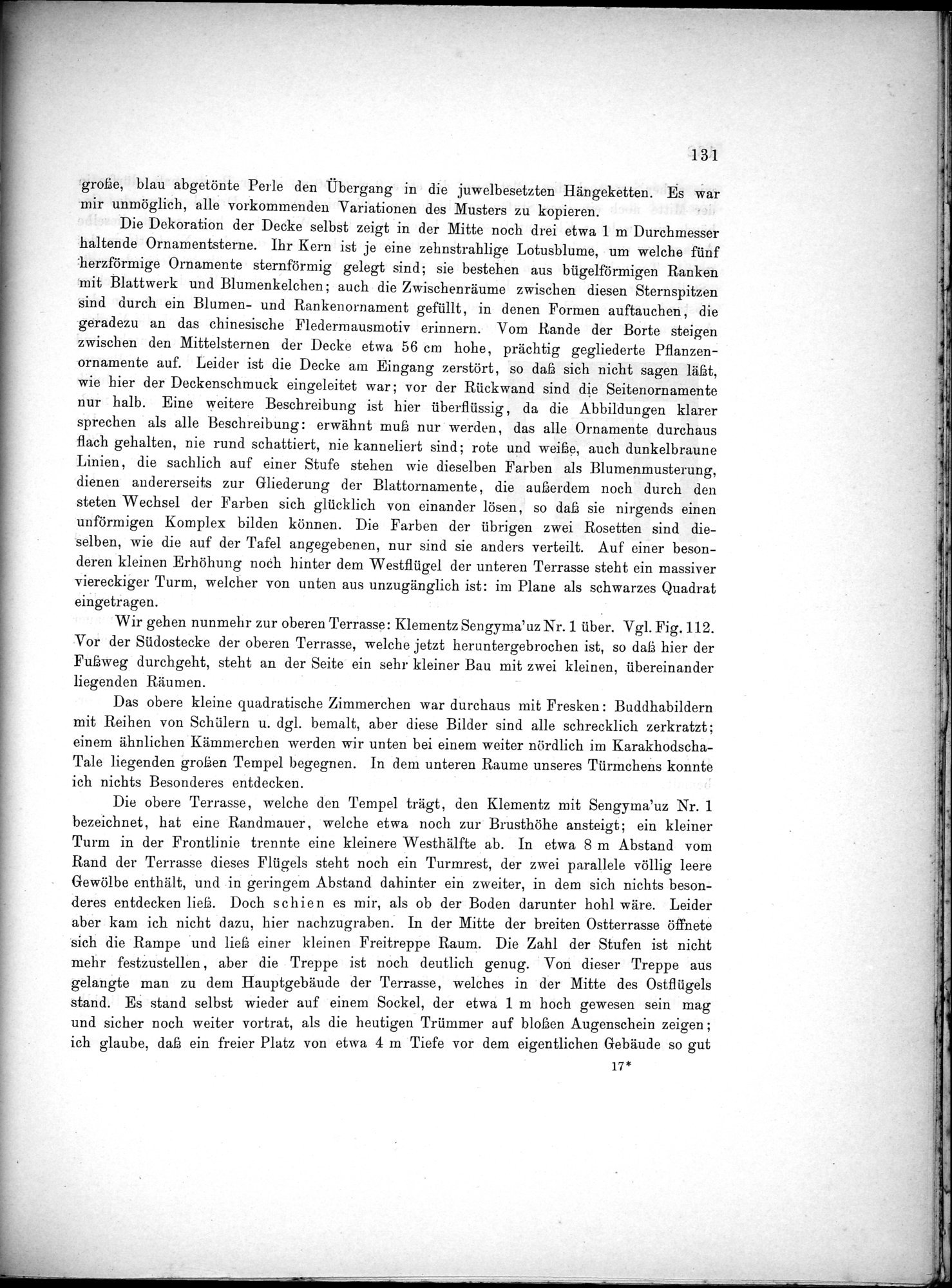 Bericht über archäologische Arbeiten in Idikutschari und Umgebung im Winter 1902-1903 : vol.1 / Page 141 (Grayscale High Resolution Image)