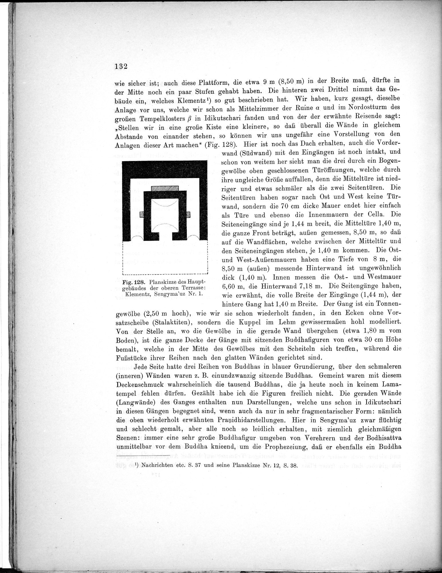 Bericht über archäologische Arbeiten in Idikutschari und Umgebung im Winter 1902-1903 : vol.1 / 142 ページ（白黒高解像度画像）