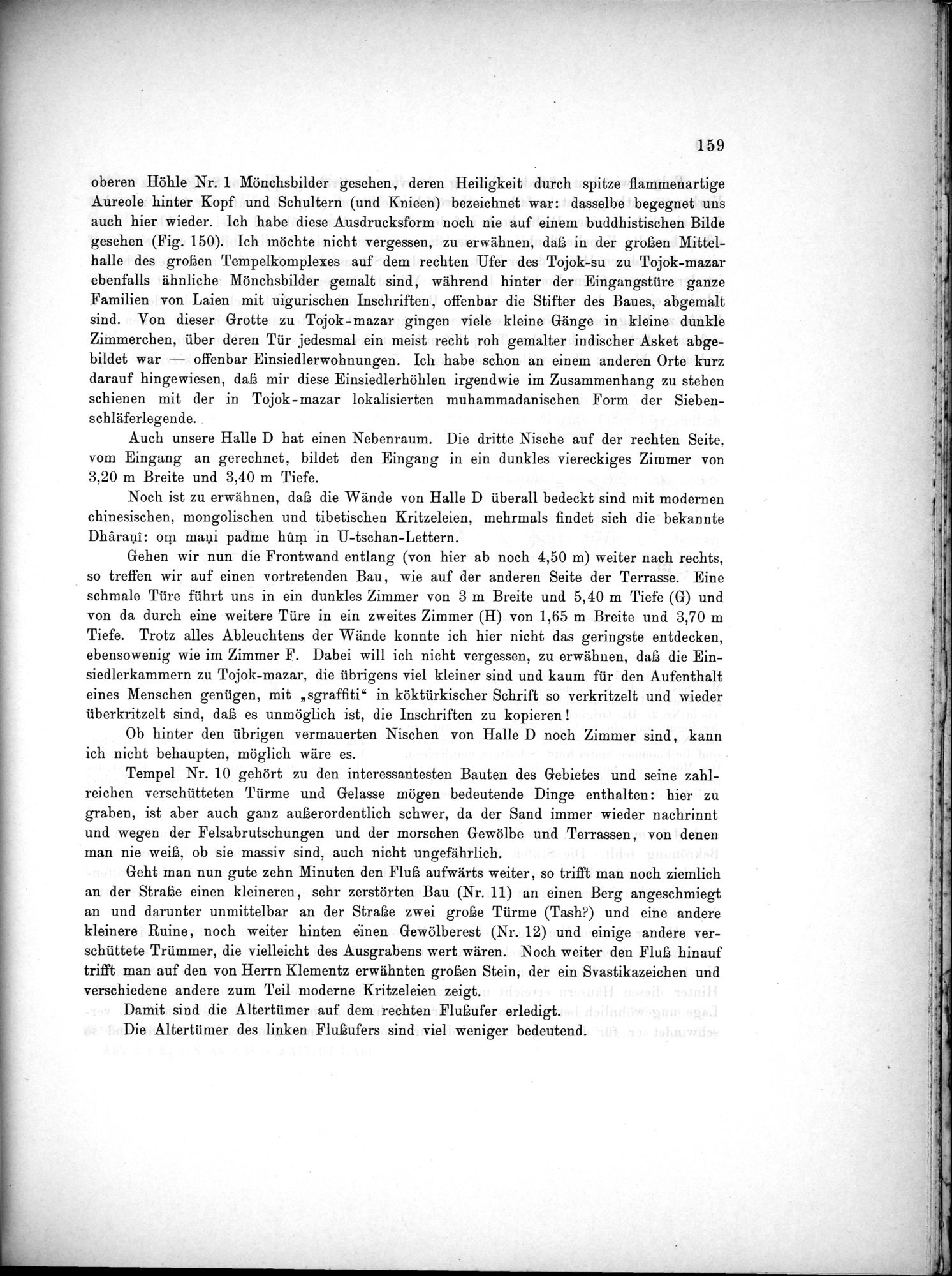 Bericht über archäologische Arbeiten in Idikutschari und Umgebung im Winter 1902-1903 : vol.1 / Page 169 (Grayscale High Resolution Image)