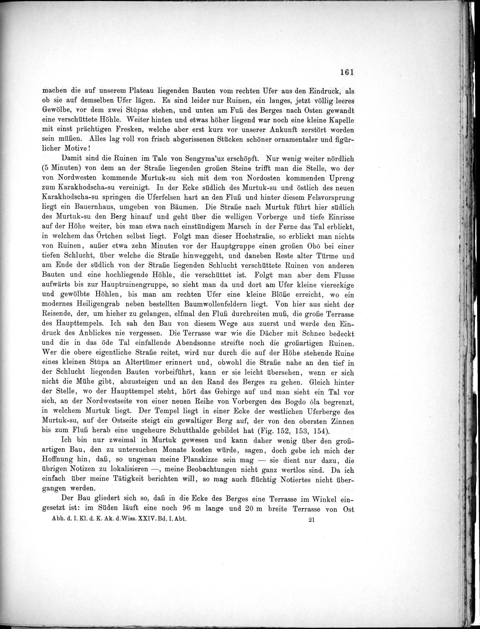 Bericht über archäologische Arbeiten in Idikutschari und Umgebung im Winter 1902-1903 : vol.1 / Page 171 (Grayscale High Resolution Image)