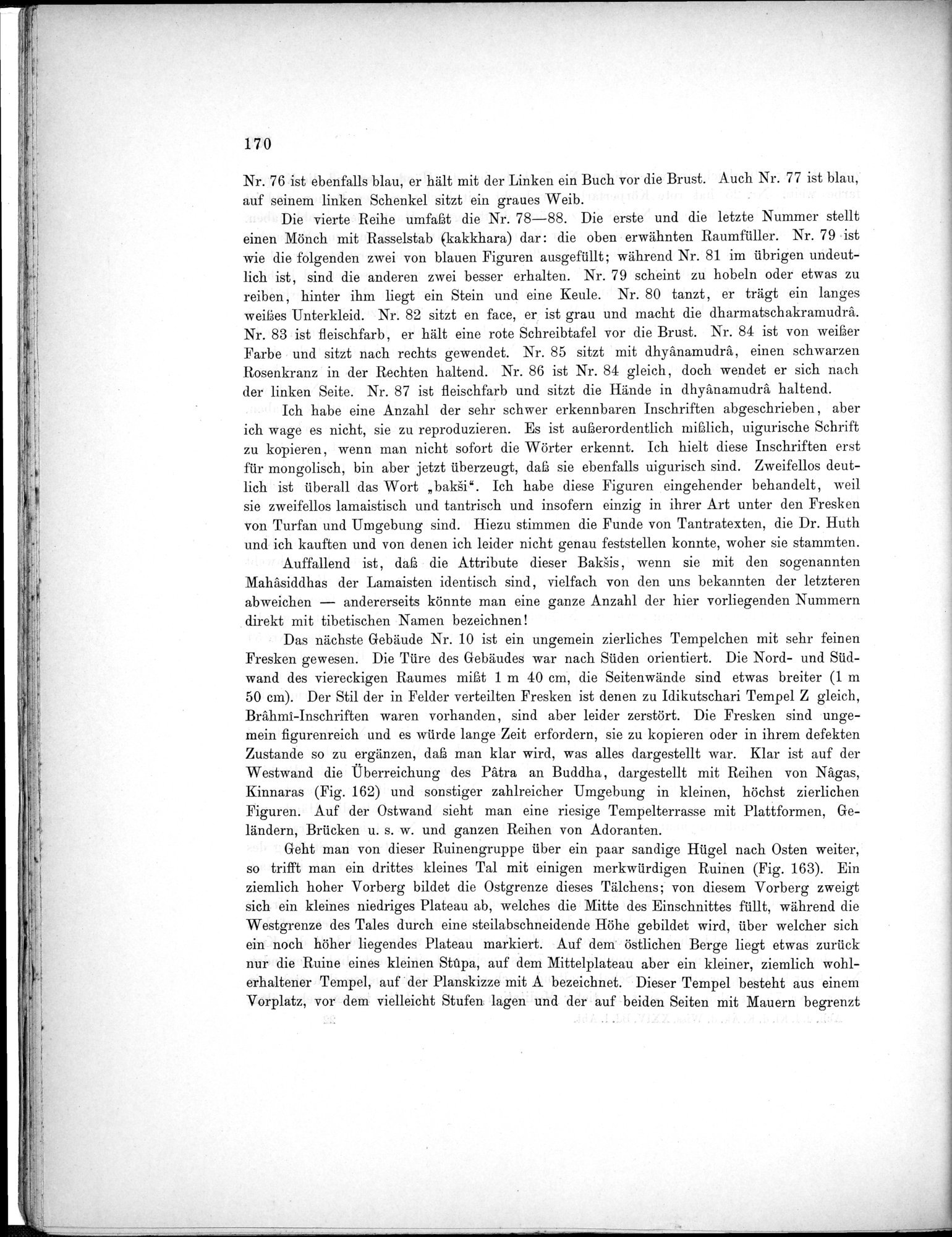 Bericht über archäologische Arbeiten in Idikutschari und Umgebung im Winter 1902-1903 : vol.1 / Page 180 (Grayscale High Resolution Image)