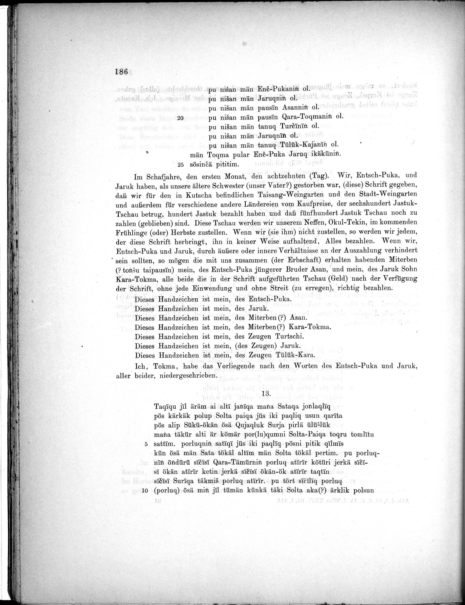 Bericht über archäologische Arbeiten in Idikutschari und Umgebung im Winter 1902-1903 : vol.1 / Page 196 (Grayscale High Resolution Image)
