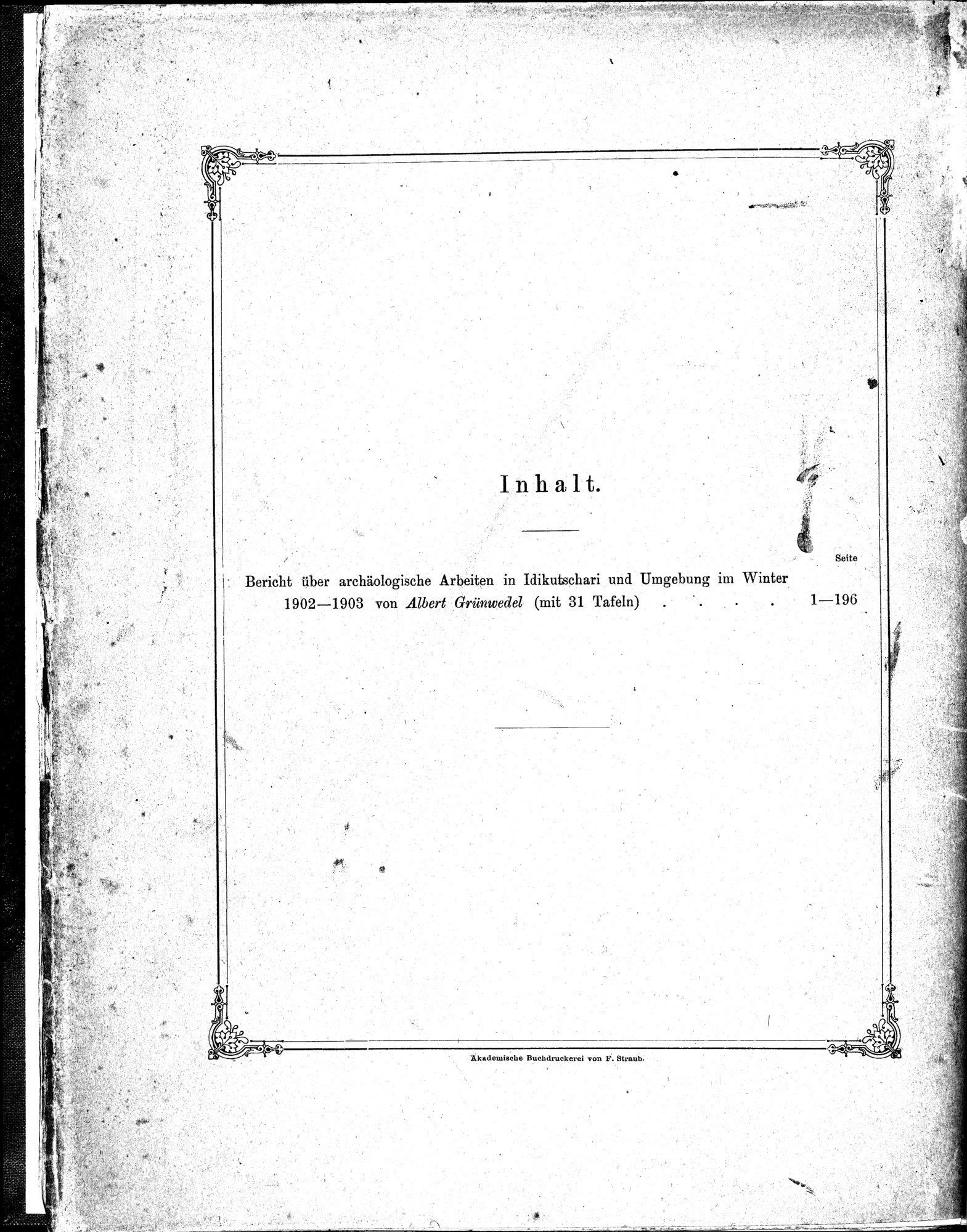 Bericht über archäologische Arbeiten in Idikutschari und Umgebung im Winter 1902-1903 : vol.1 / Page 272 (Grayscale High Resolution Image)