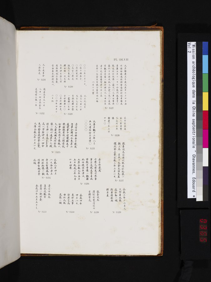 Mission archéologique dans la Chine septentrionale : vol.2 / Page 365 (Color Image)