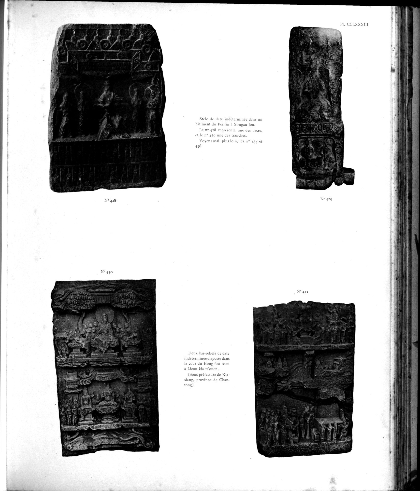 Mission archéologique dans la Chine septentrionale : vol.4 / Page 259 (Grayscale High Resolution Image)
