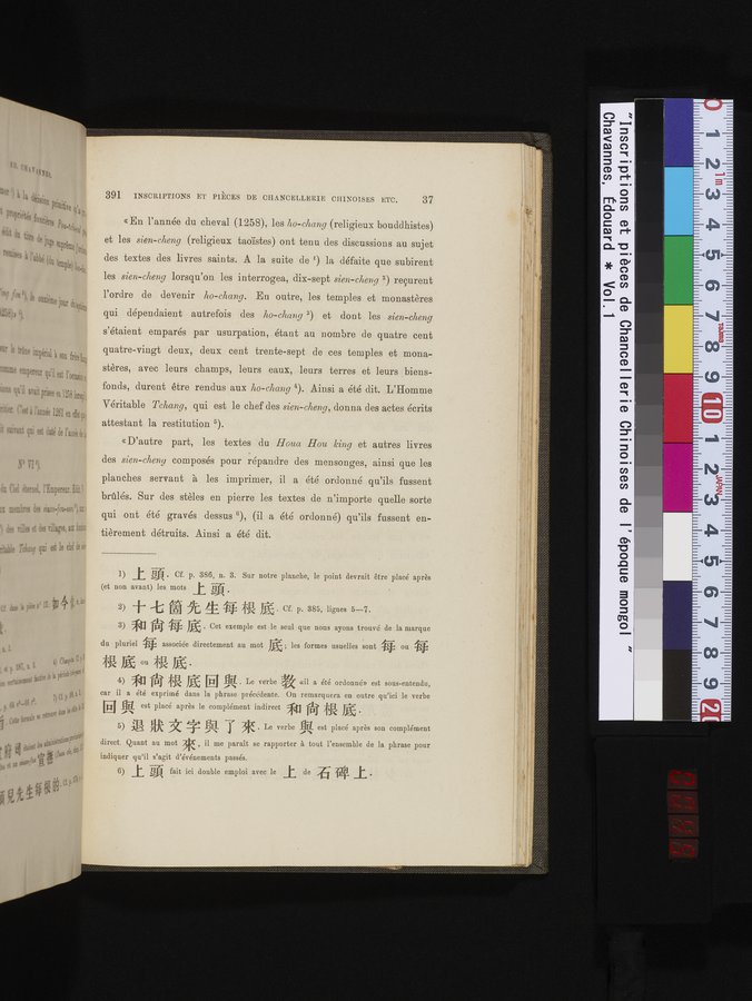 Inscriptions et pièces de Chancellerie Chinoises de l'époque mongol : vol.1 / Page 45 (Color Image)