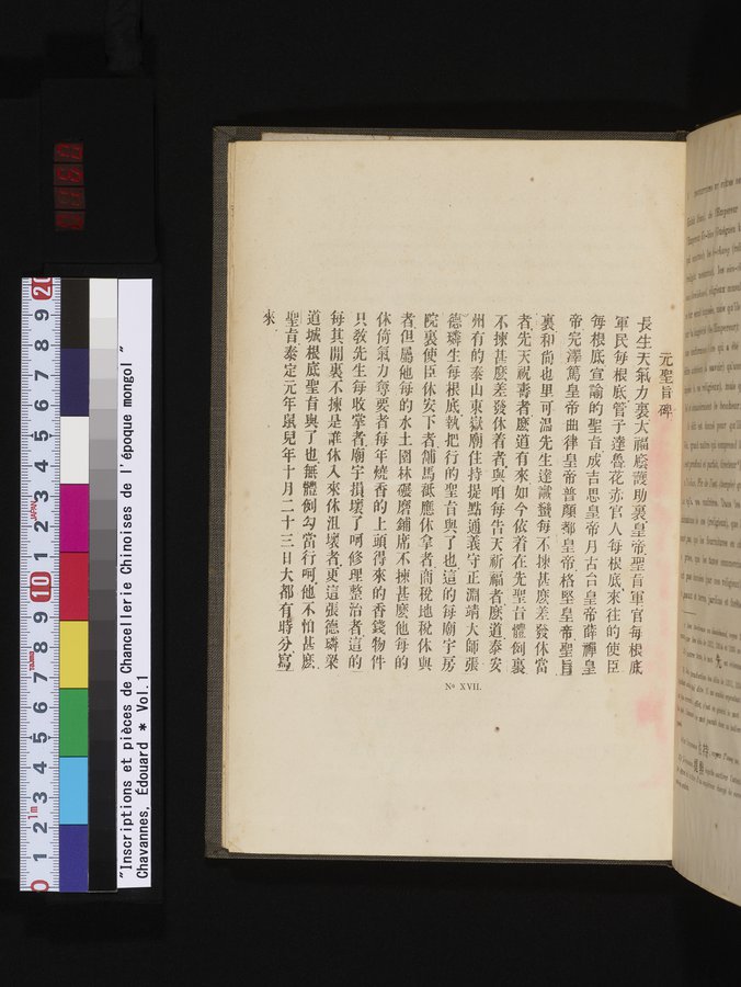 Inscriptions et pièces de Chancellerie Chinoises de l'époque mongol : vol.1 / 160 ページ（カラー画像）