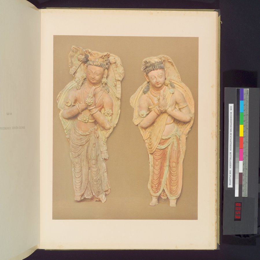 Die Buddhistische Spätantike in Mittelasien : vol.1 / 105 ページ（カラー画像）