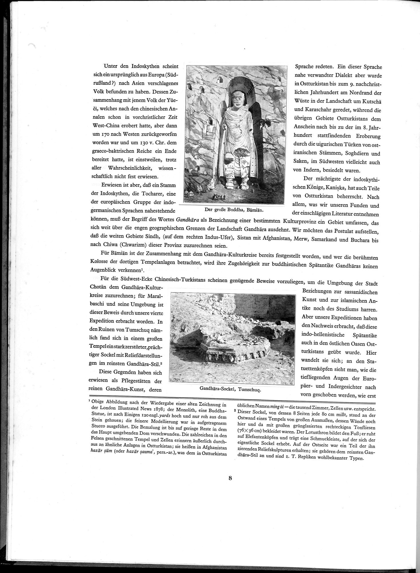 Die Buddhistische Spätantike in Mittelasien : vol.1 / Page 12 (Grayscale High Resolution Image)