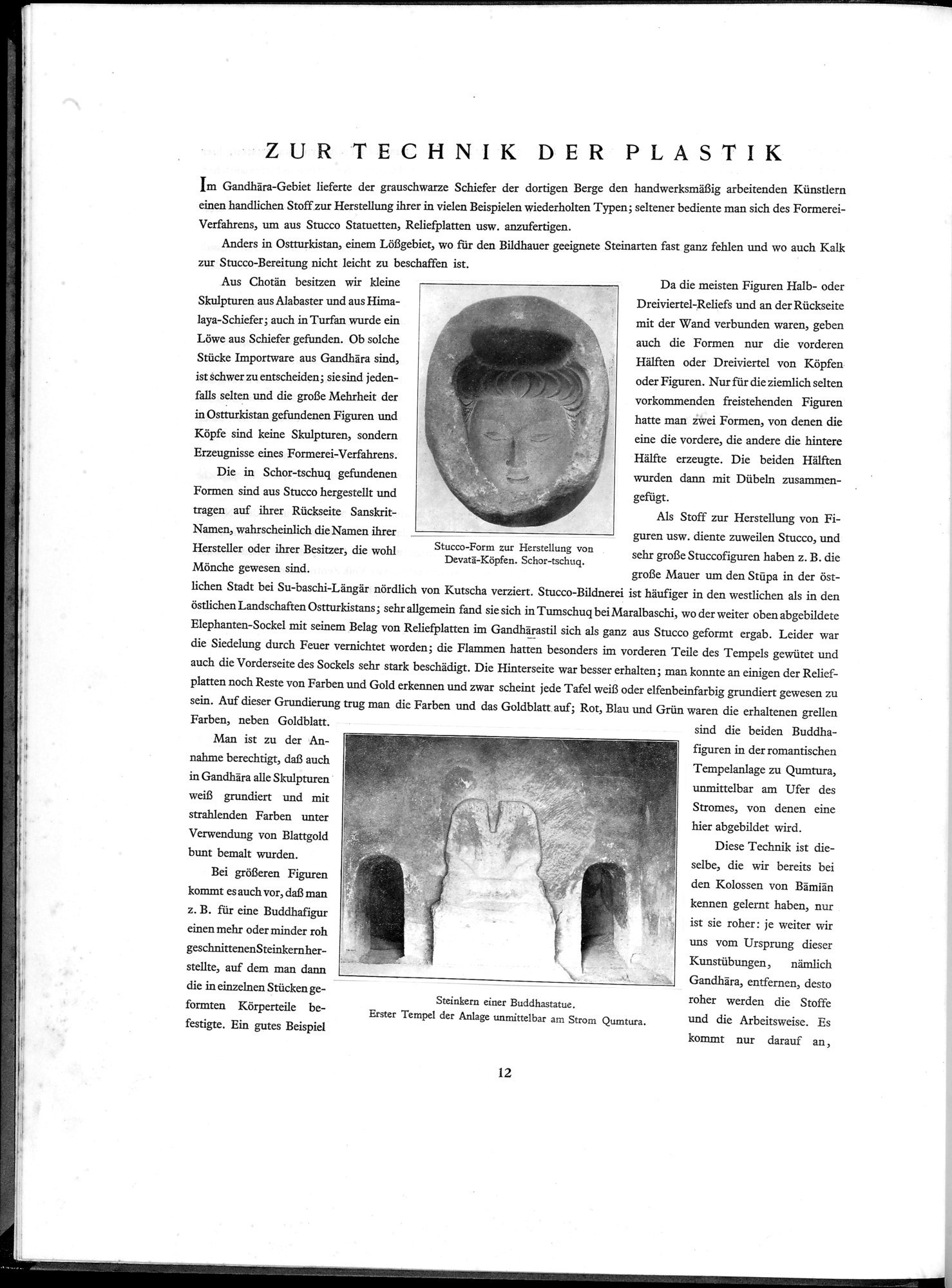 Die Buddhistische Spätantike in Mittelasien : vol.1 / Page 16 (Grayscale High Resolution Image)